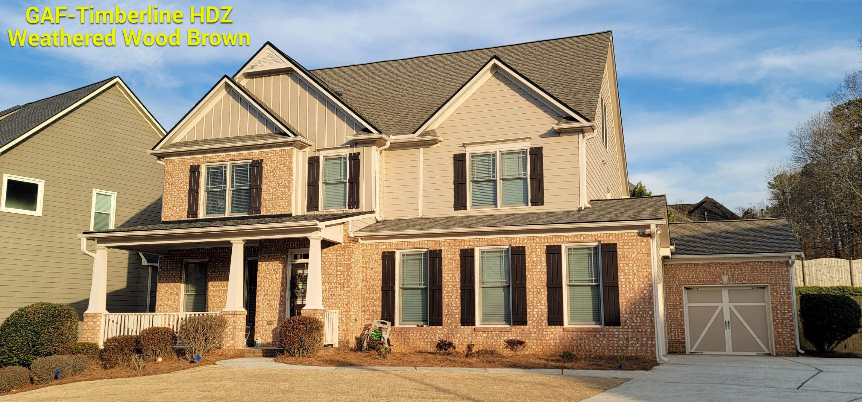 New roof installation and shingle colors by Rhino Restoration
