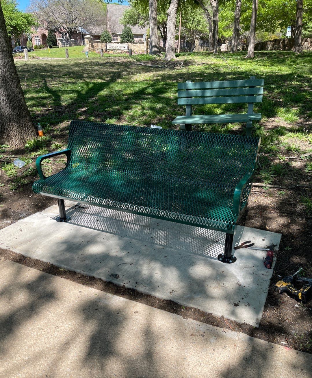 Bench Additions to Community  by SLM General Contractors & Roofing