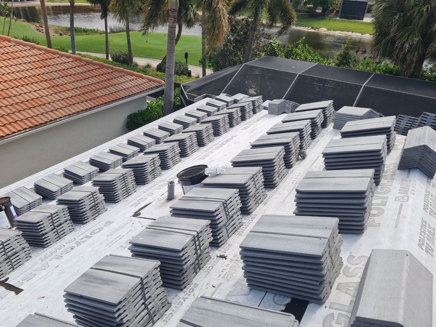 Residential Roofing Installation using WestLake Roofing Tile by BLUES BROTHERS CONSTRUCTION CORP