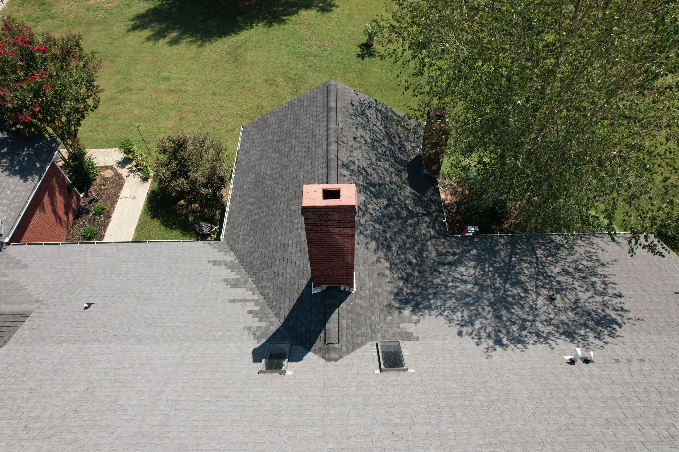 Residential Roofing Repair using CertainTeed XT25: Moire Black by Hostetler Roofing