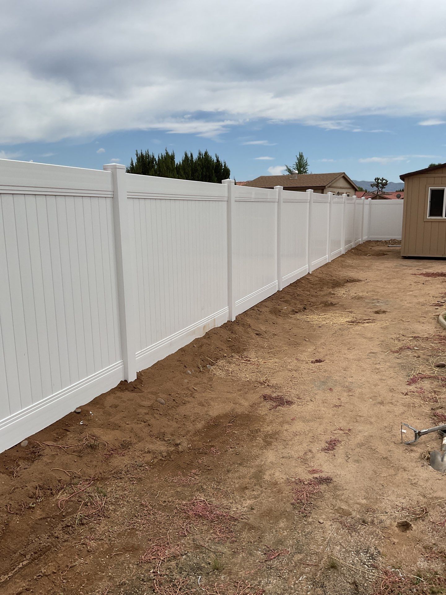 Fence Installation using Vinyl by Fence Guys Inc.