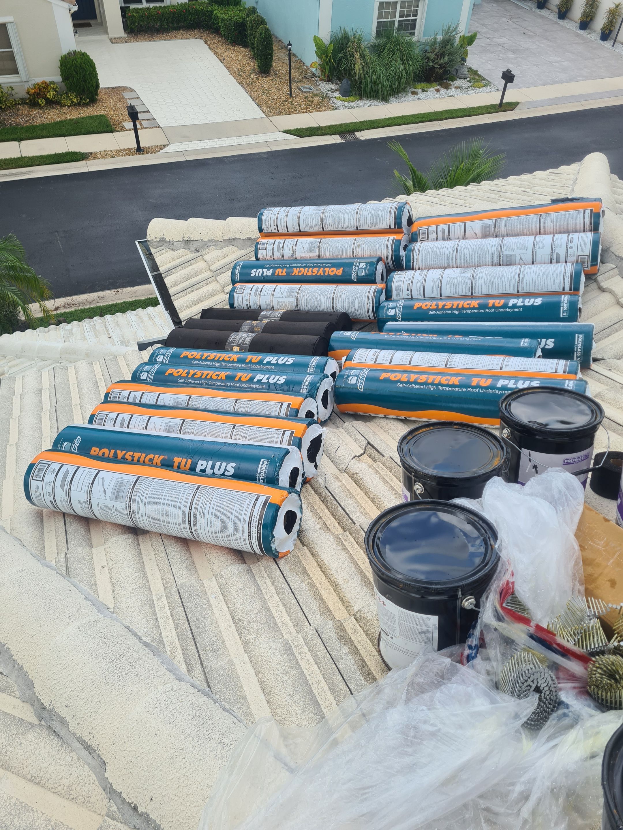Residential Roofing Installation using Eagle Roofing Tile by BLUES BROTHERS ROOFING