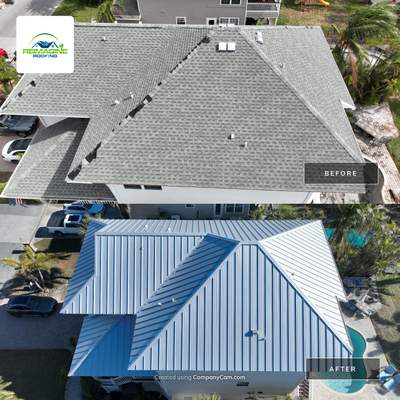 Cool White Standing Seam