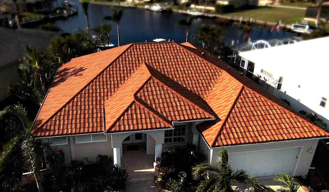 Punta Gorda Isles Stone Coated Steel Roof System by Unified Steel Westlake (Boral) by Four Peaks Roofing