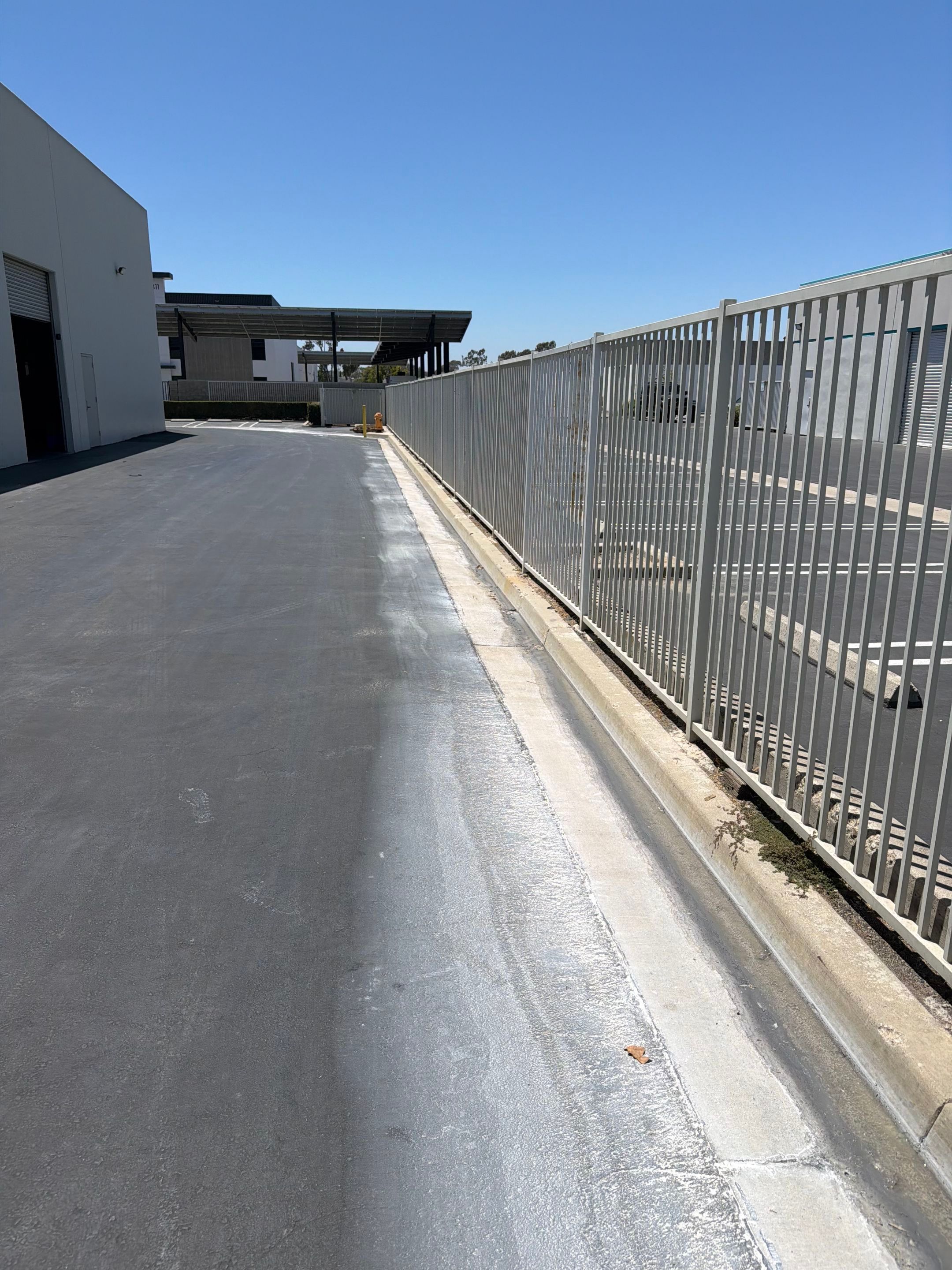 Commercial Hot Water Cleaning & Water Recovery In Huntington Beach by La Power Washing Inc