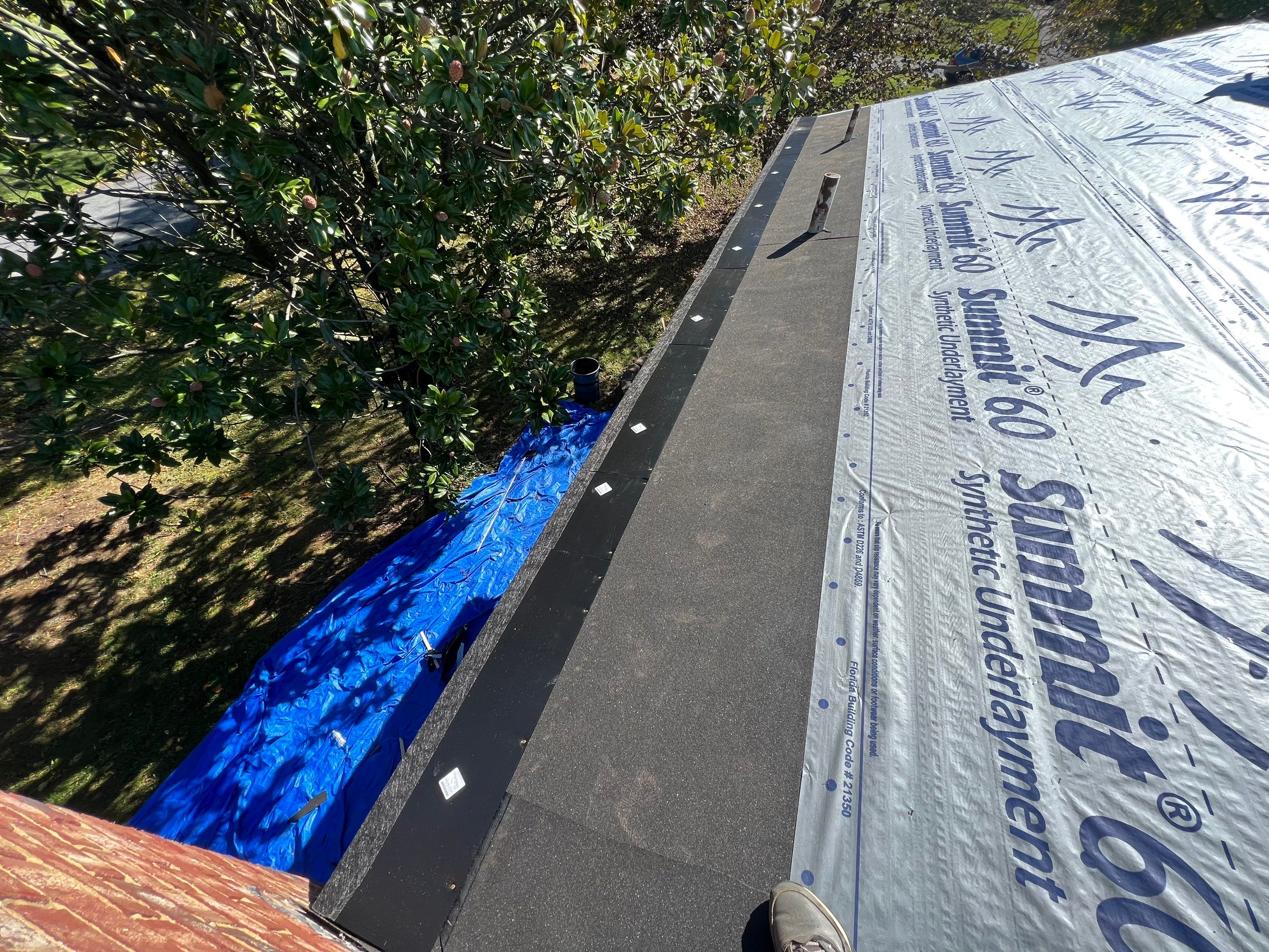 Residential Roofing Installation using Atlas Pinnacle Pristine Pewter Architectural Shingles by Frederick Roof Repair