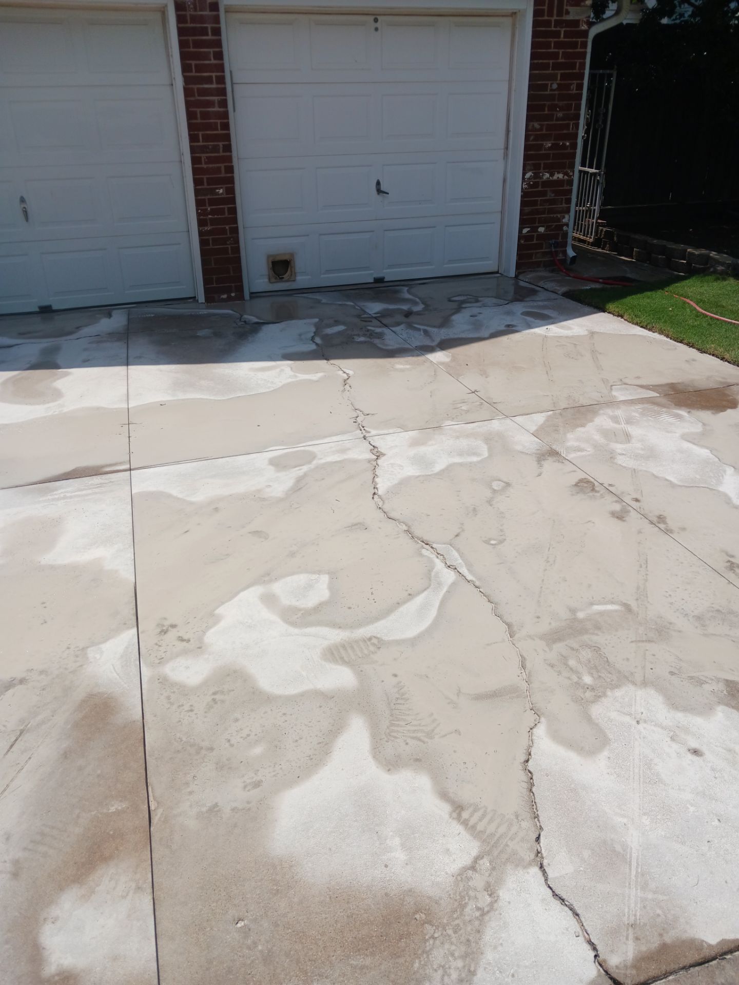 Concrete Driveway using Concrete  by Clays Services Inc