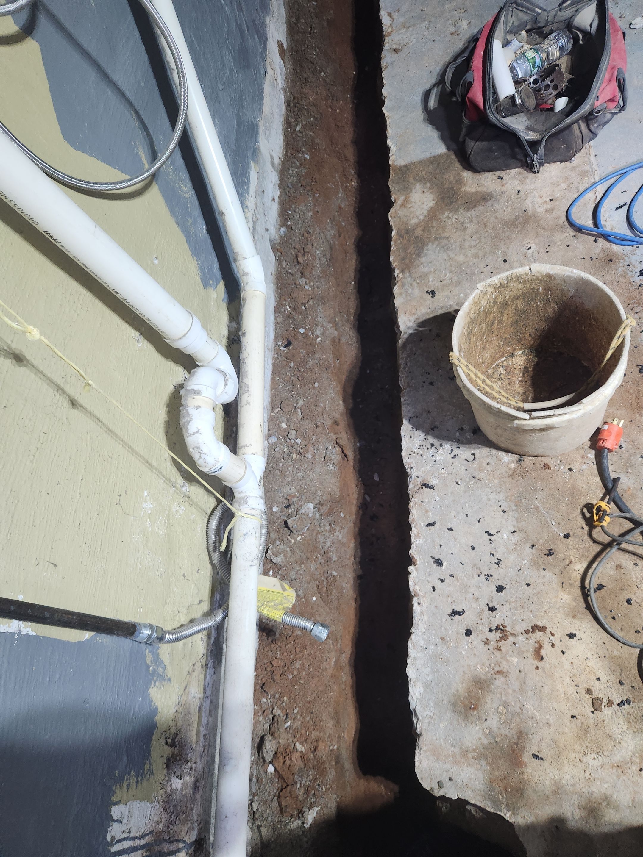 Interior French Drain River Edge NJ by Pure Service Pro, LLC 