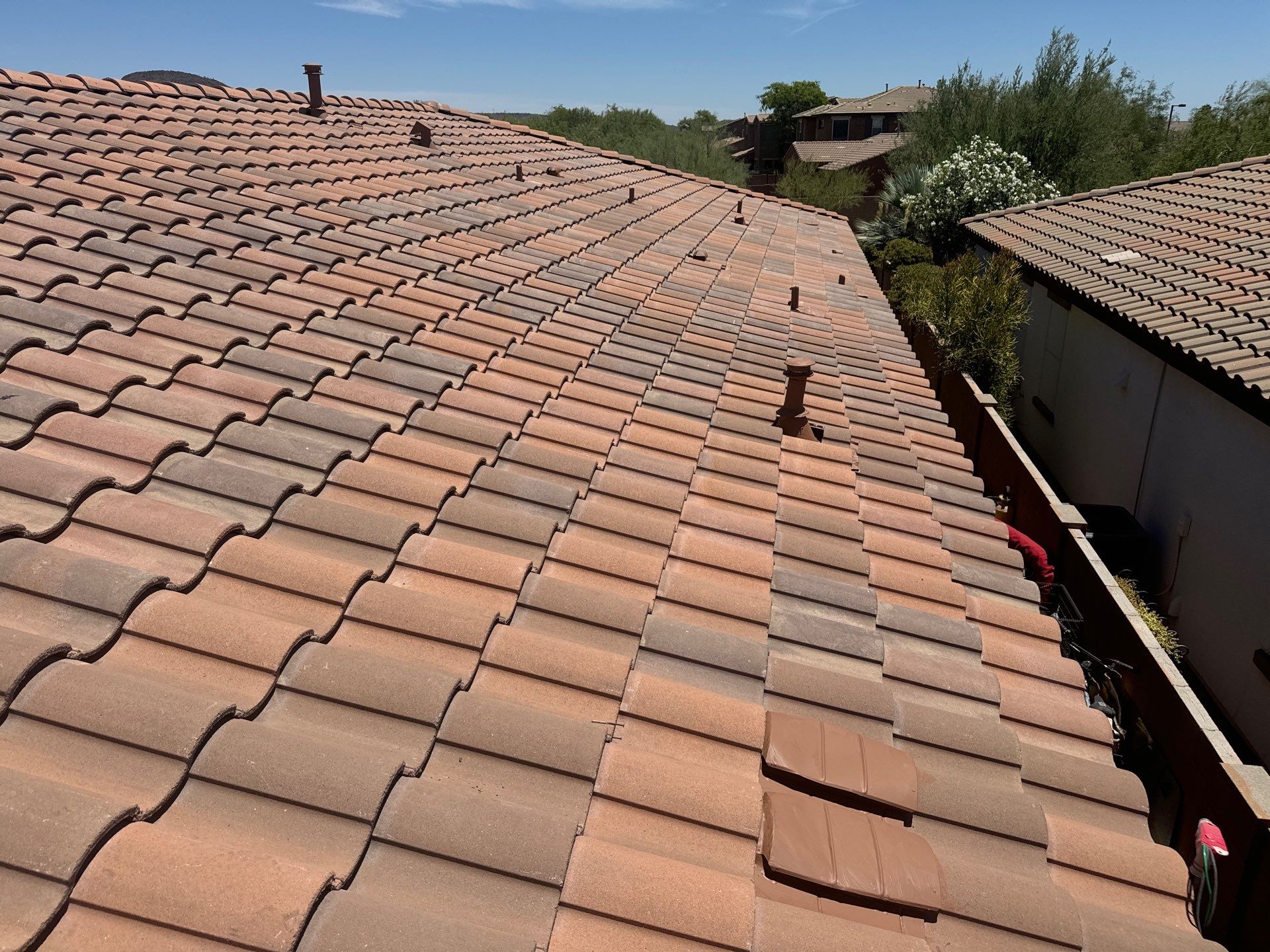 Terracotta Concrete Tile by Reimagine Roofing
