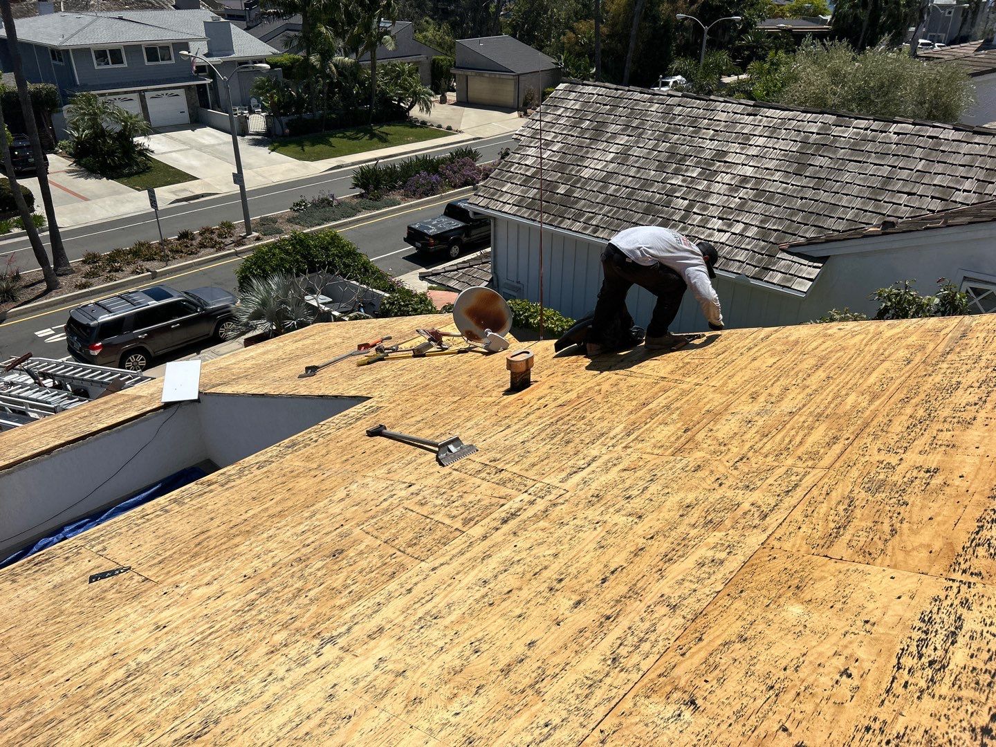 Complete Architectural Shingle Roof Replacement in San Clemente by Reliable Roofing San Diego Inc.