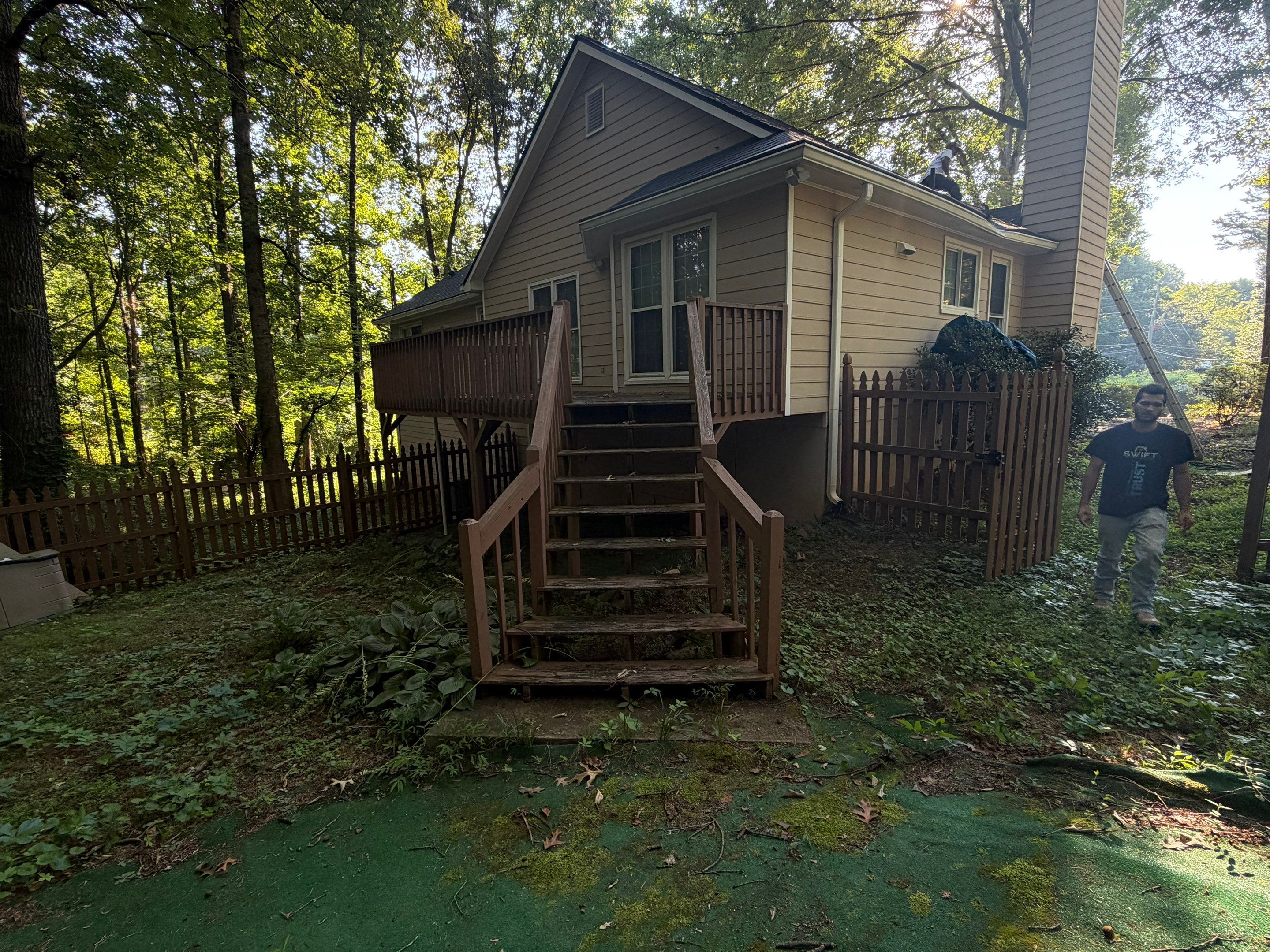 Marietta Deck Replacement with Pressure-Treated Wood and New Stairs by Swift Home Renovations