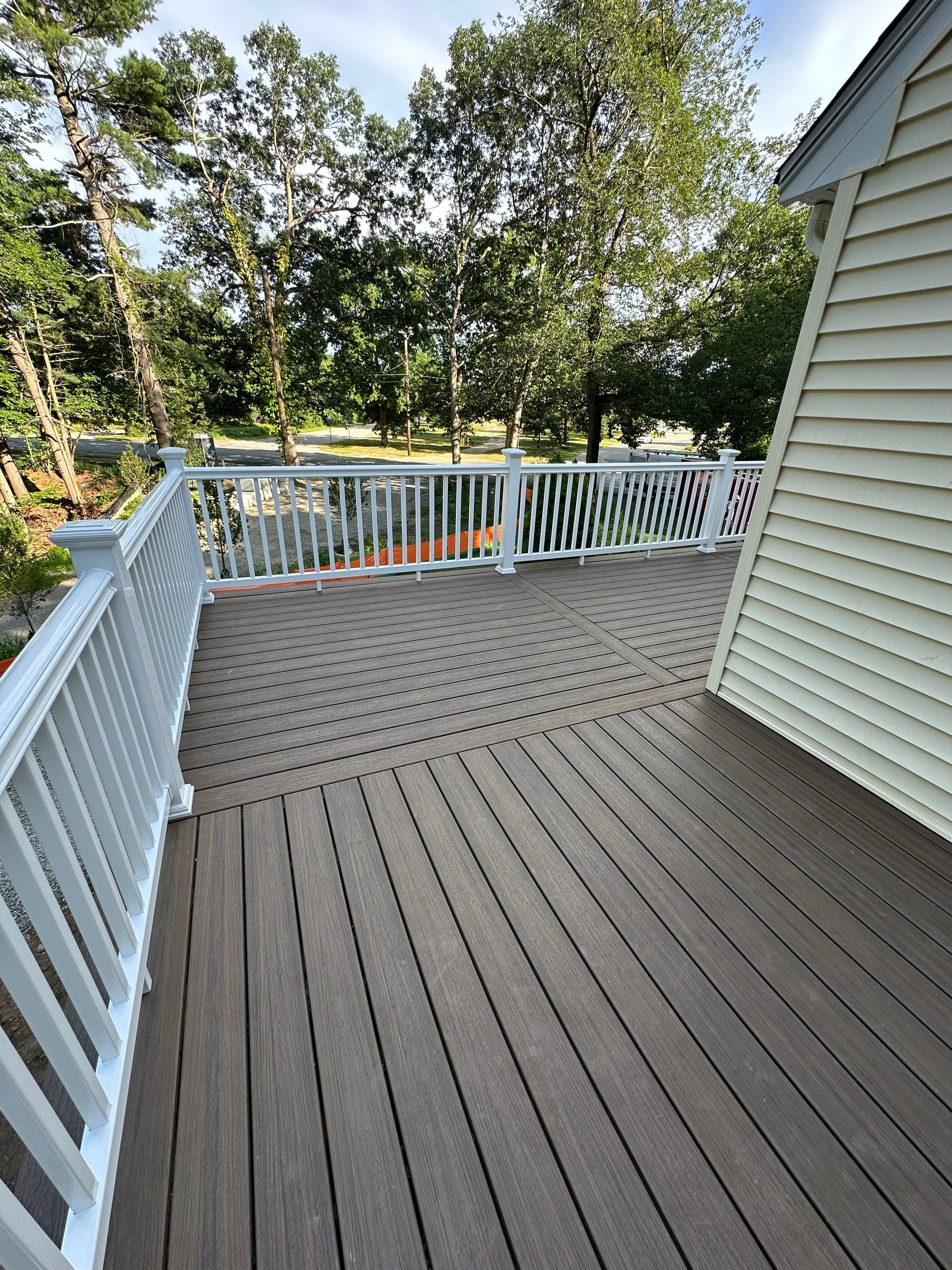 New Deck buit in Medfield MA by UBrothers Construction