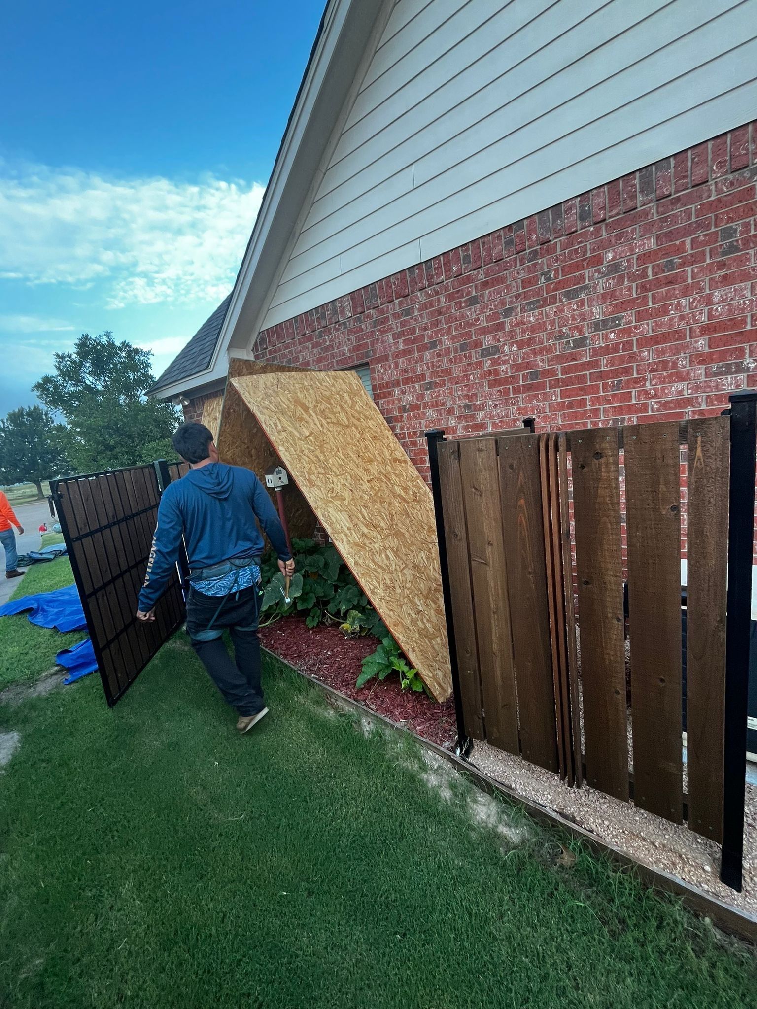 Project in Cleburne by Lonestar Roofing and Restoration LLC.