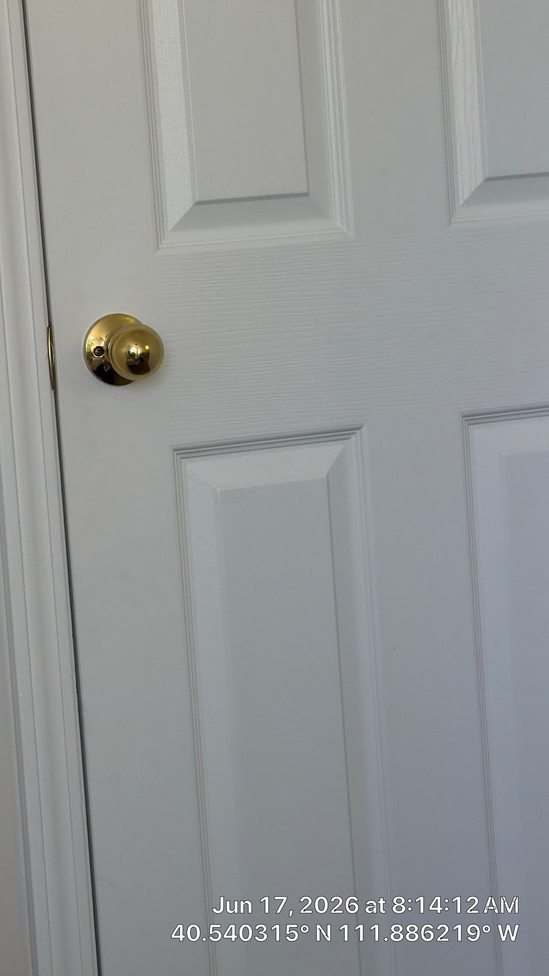 Interior Door and Arched Window Installation in Draper by CompanyCam Sales Demo