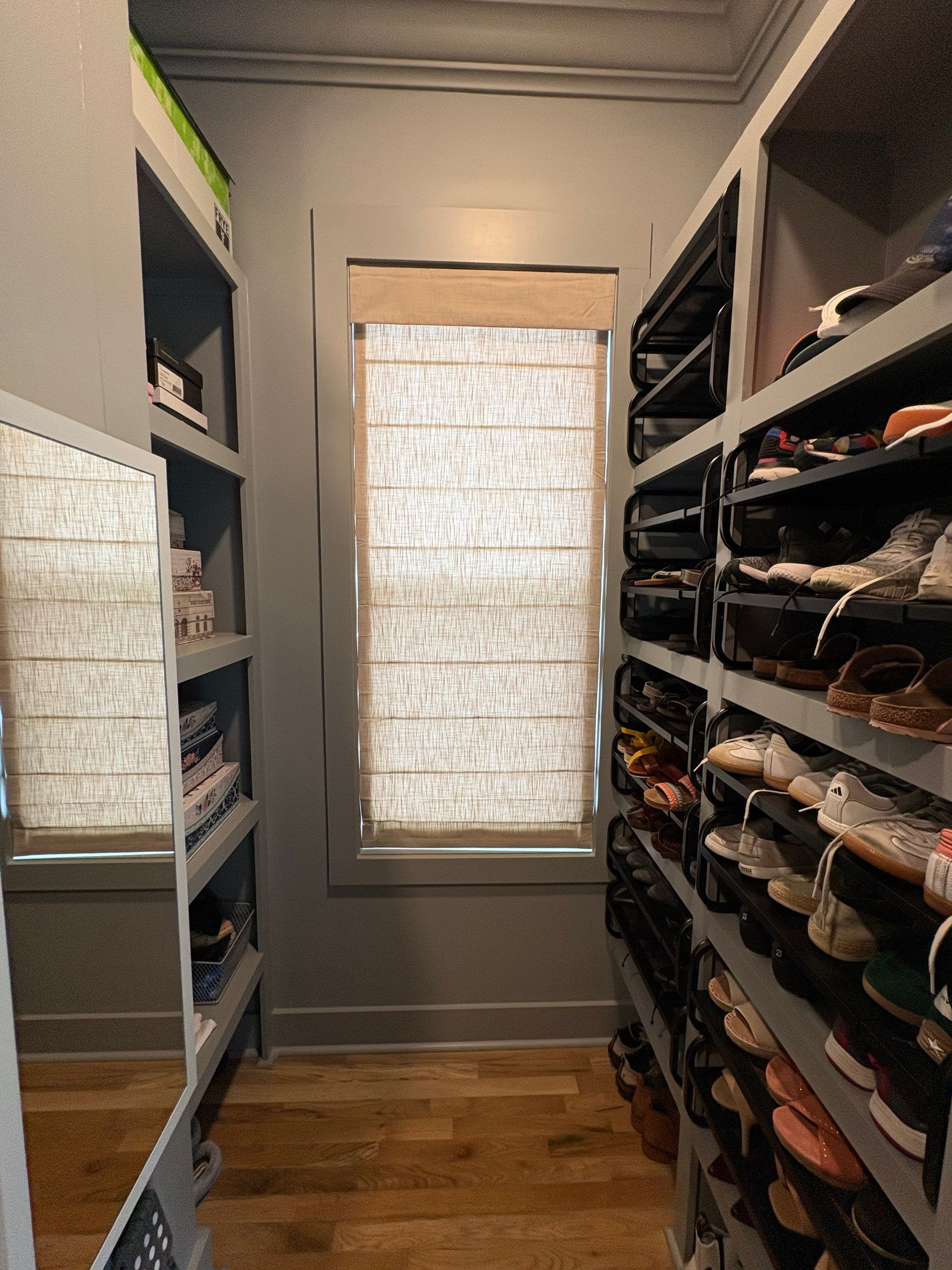 Roman and Woven Wood Shades Project in Huntsville by Blinds and Borders