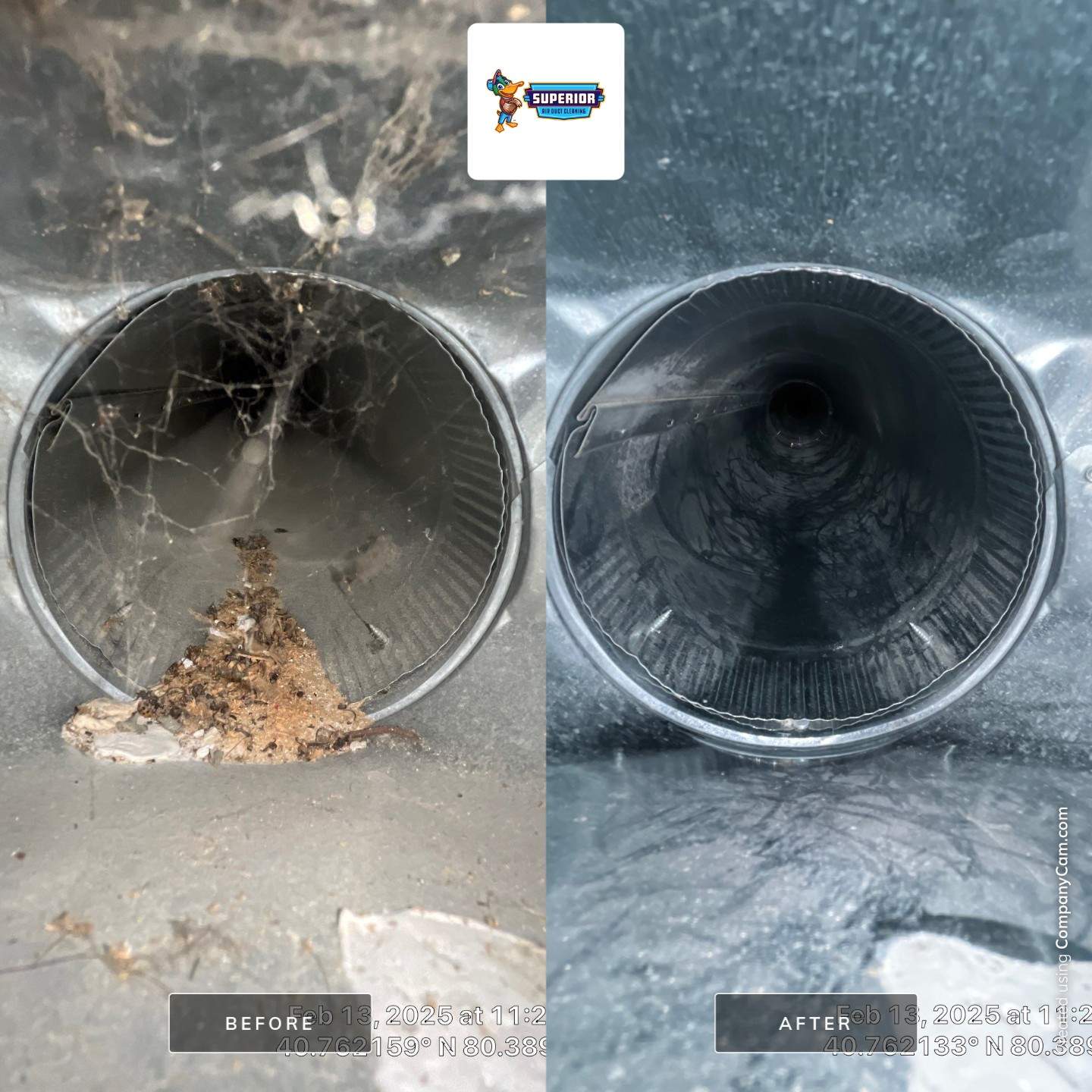Air Duct Cleaning With a Vacuum Truck in Beaver Falls, PA by Superior Air Duct Cleaning
