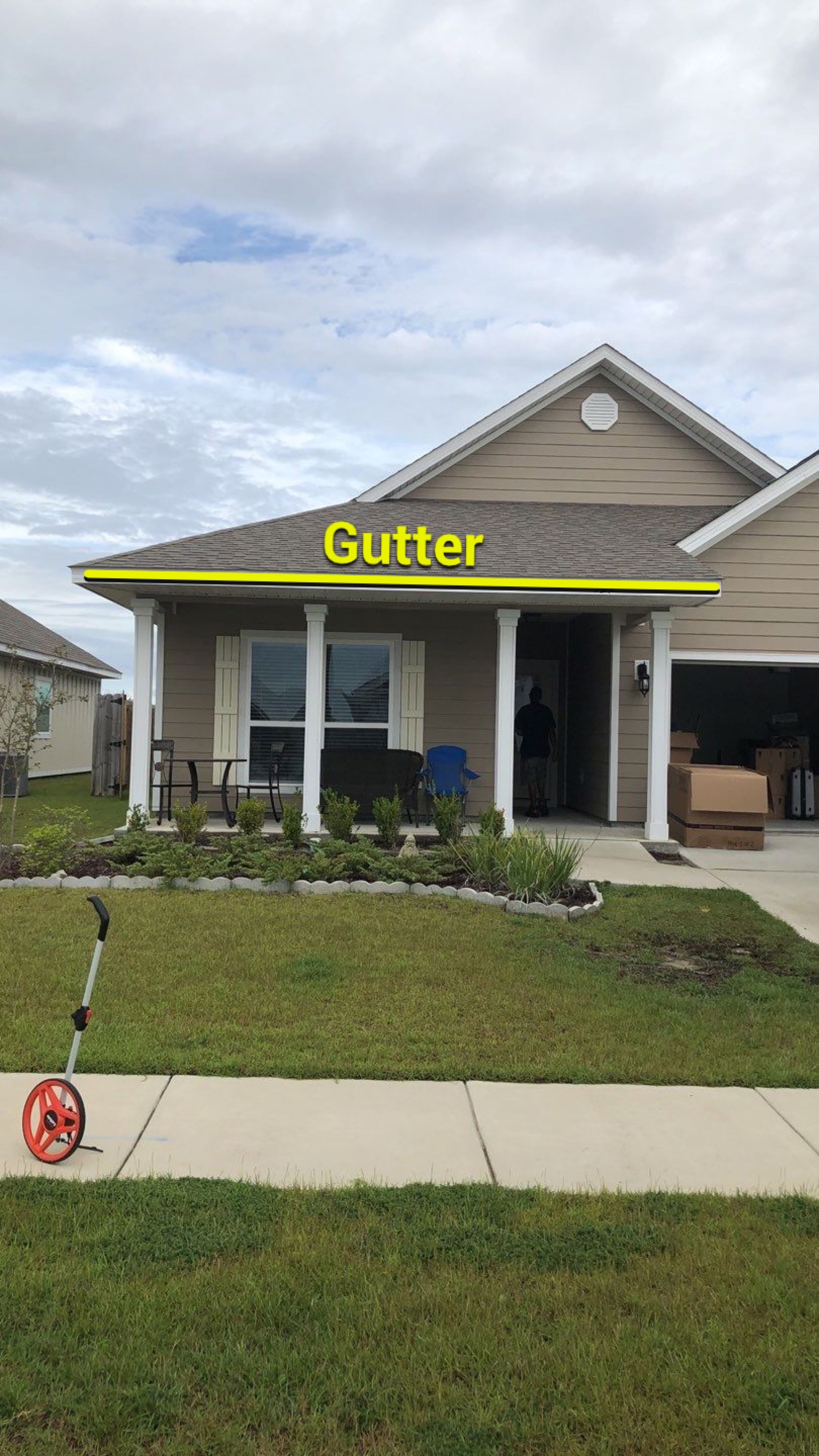 Seamless Gutter Installation using White K-Style Gutters by Gutter Professors