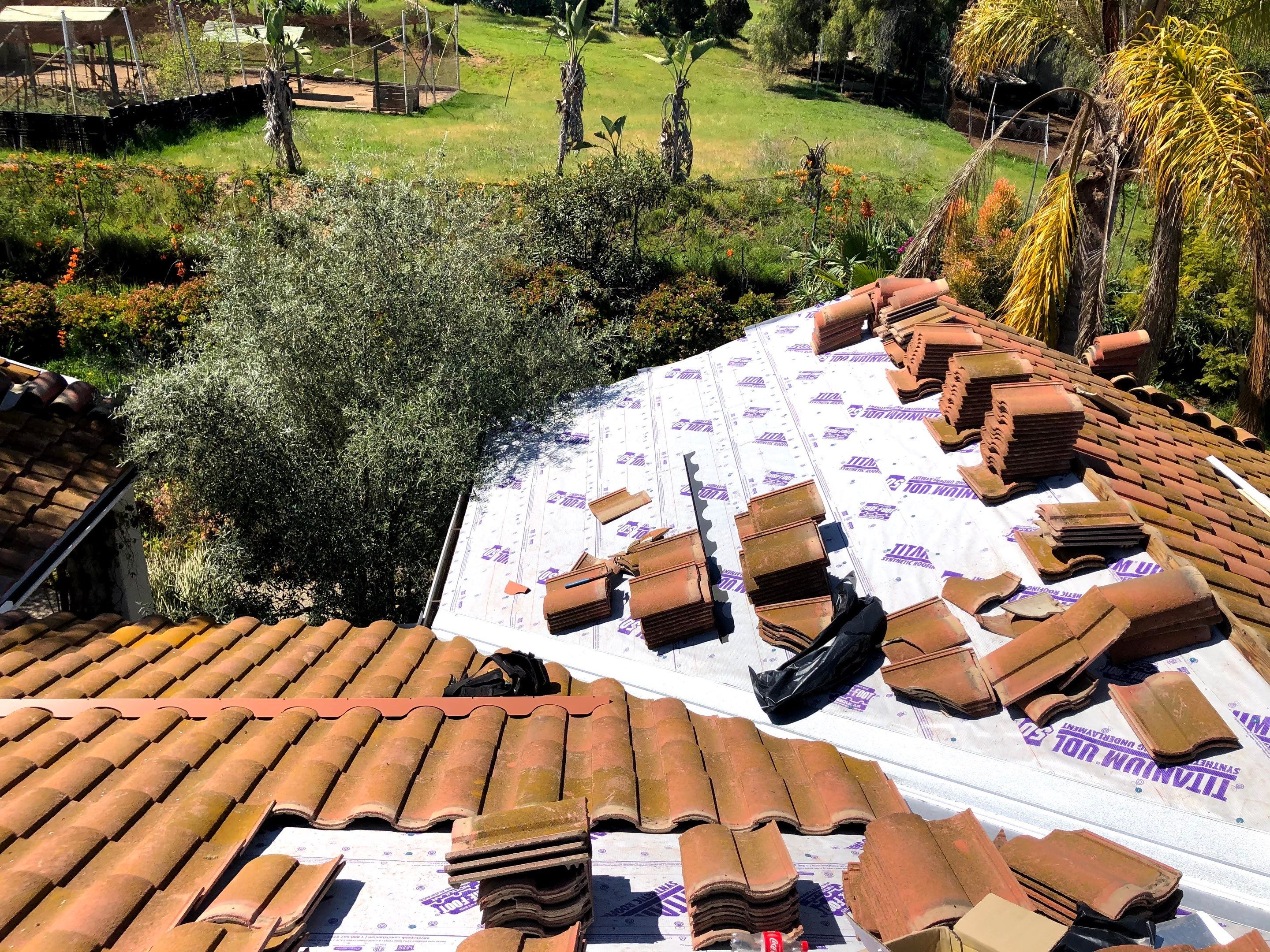 Vista, CA | Large Tile Roof Lift and Lay | Titanium UDL 50 by Zenith Roofing Services