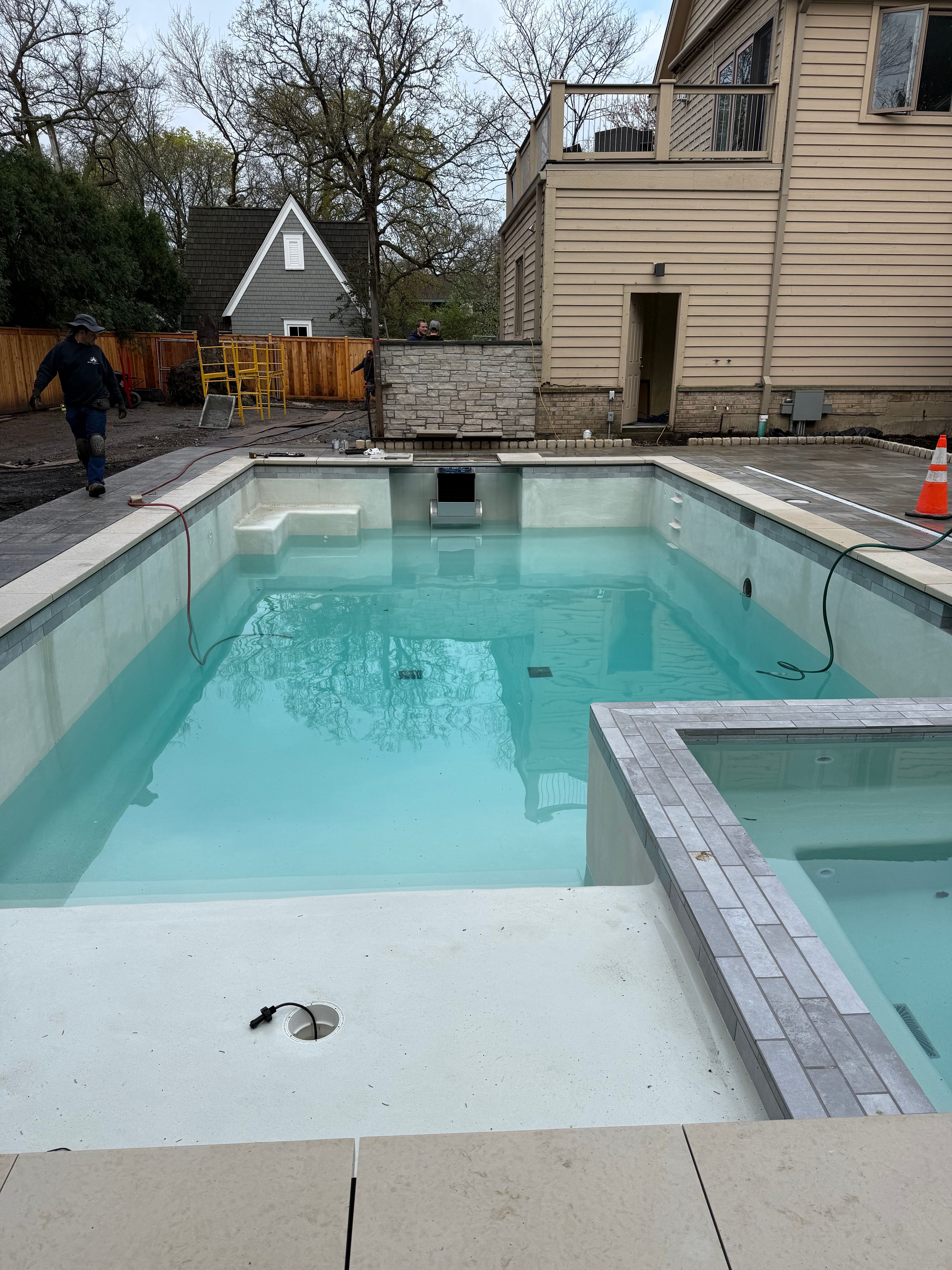 Artic White and Fastlane by North Shore Pool & Spa