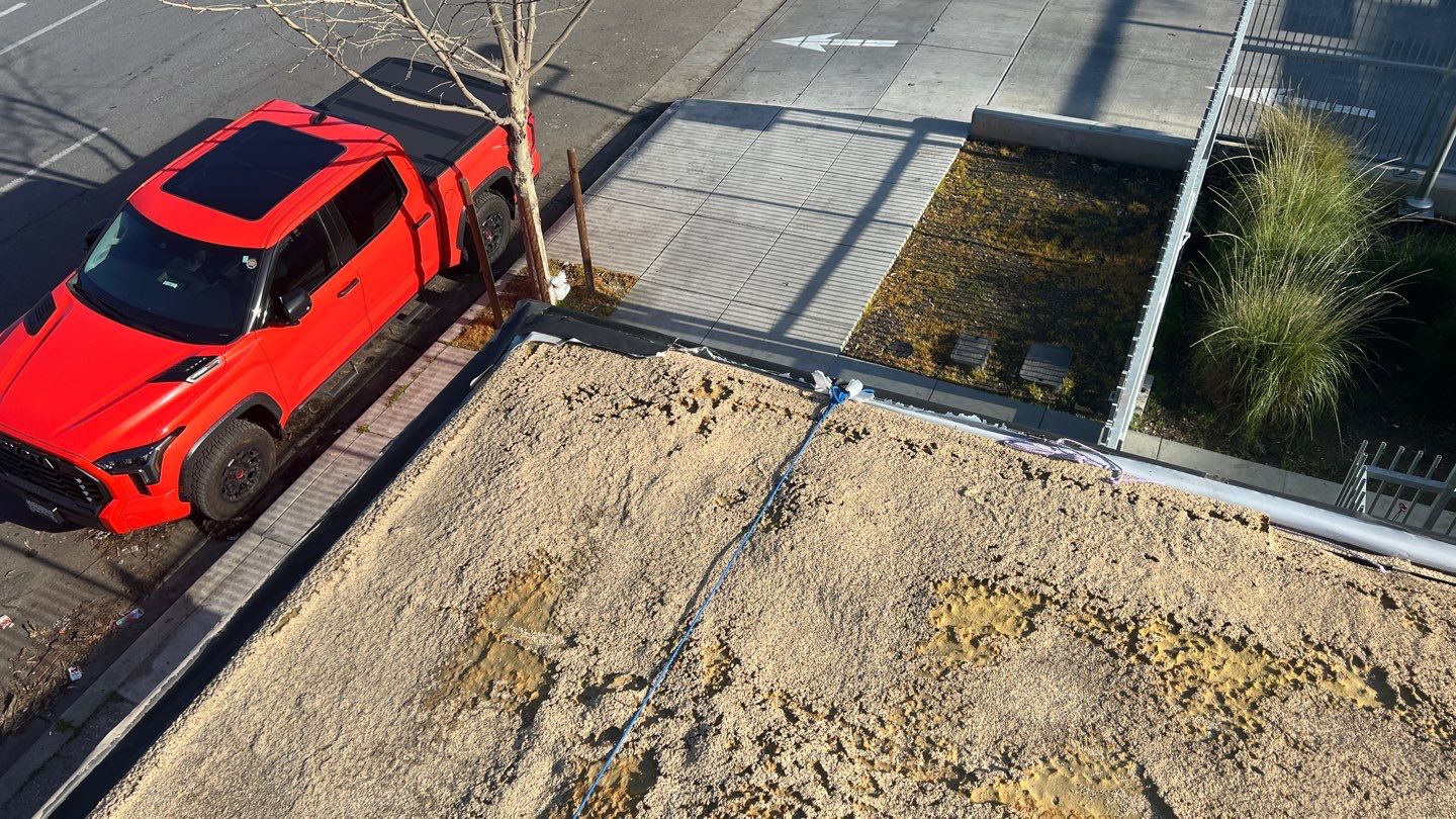 Foam Refurbish using Conklin Benchmark/PUMA XL coatings and spray foam by Straight Edge Roofing Inc