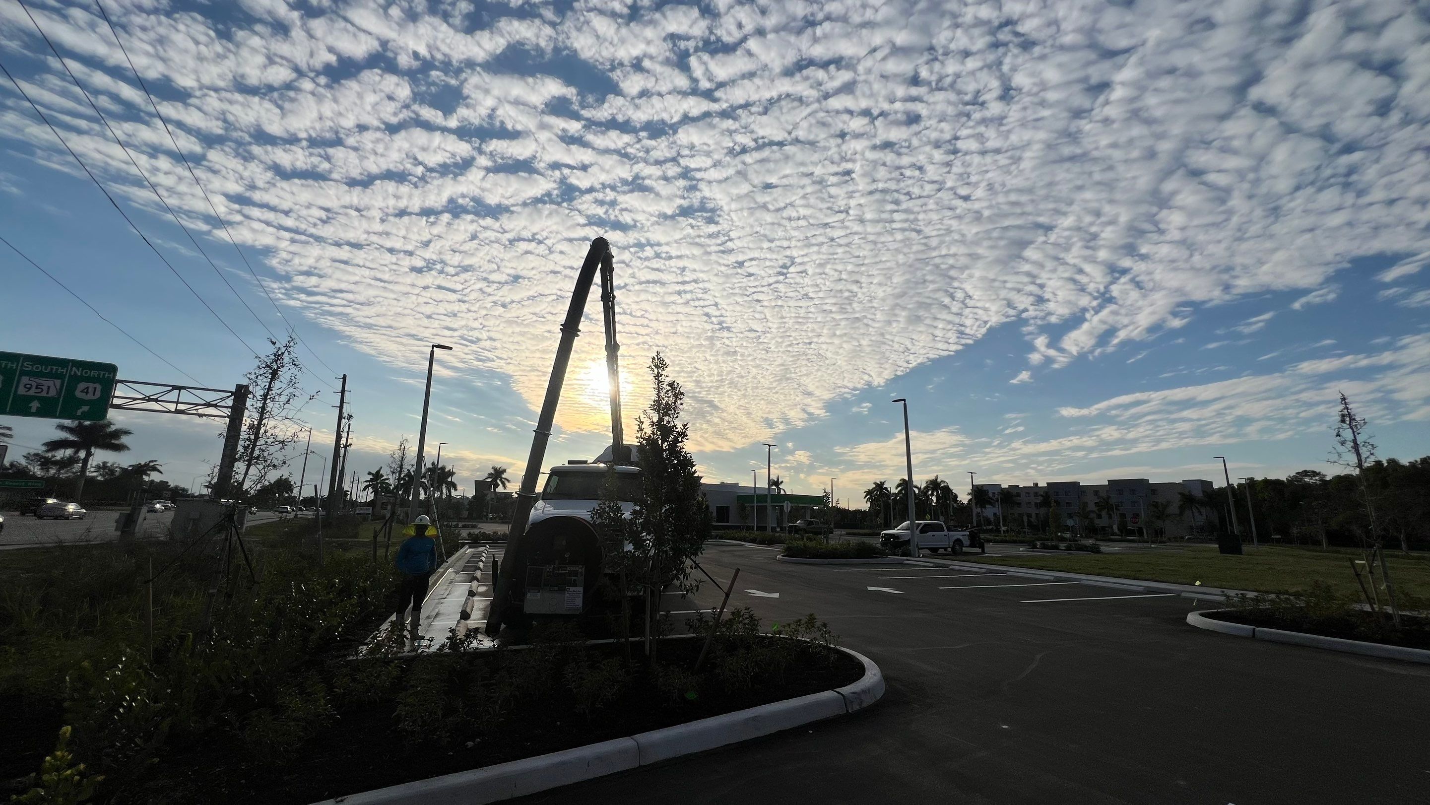 New Construction Commercial Parcel Stormwater System Cleaning by APS Power & Water