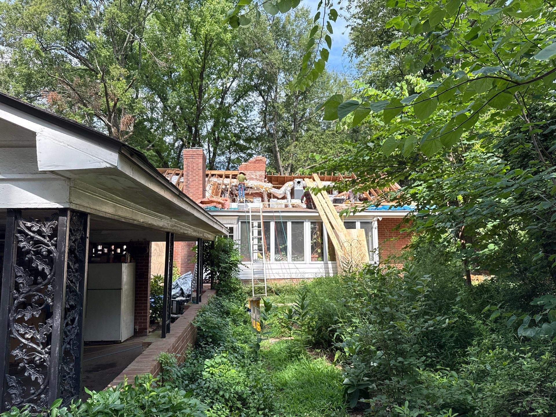 Structural Restoration and Asphalt Shingle Roof Replacement with Interior Repairs in East Memphis by Revival Roofing Services