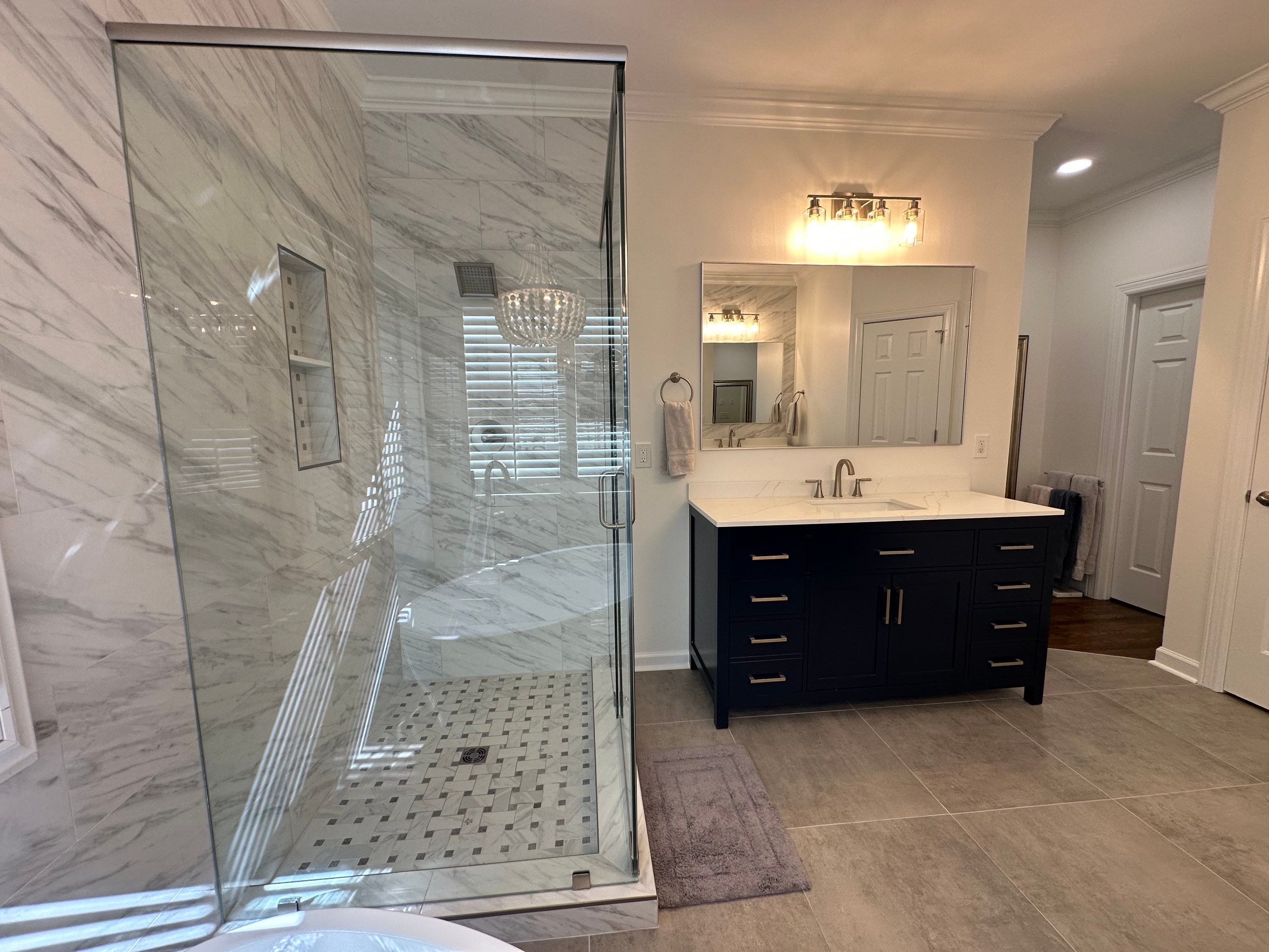 Bathroom Remodel in Brentwood by Music City Improvements