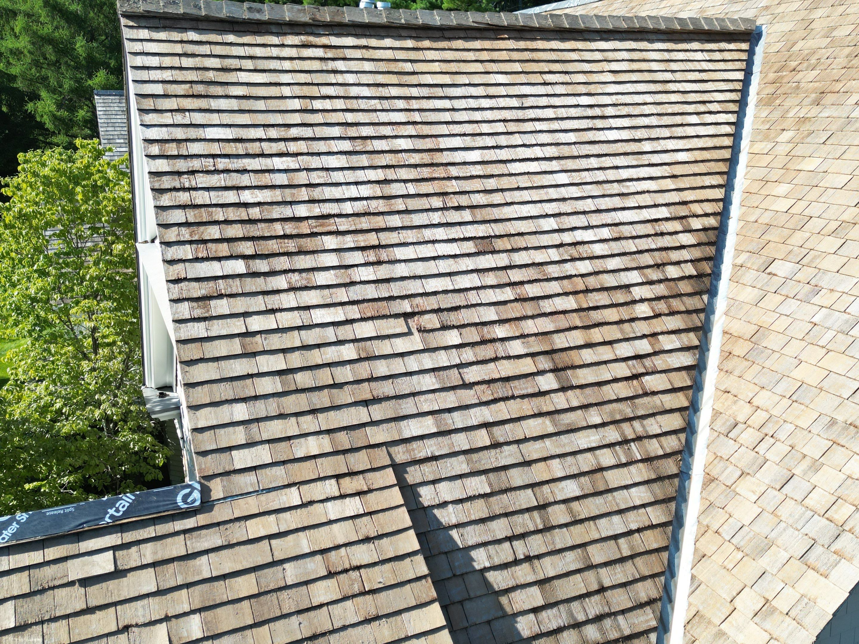 Cedar Shake Roof Restoration by Mighty Dog Roofing of Greater Middlesex County