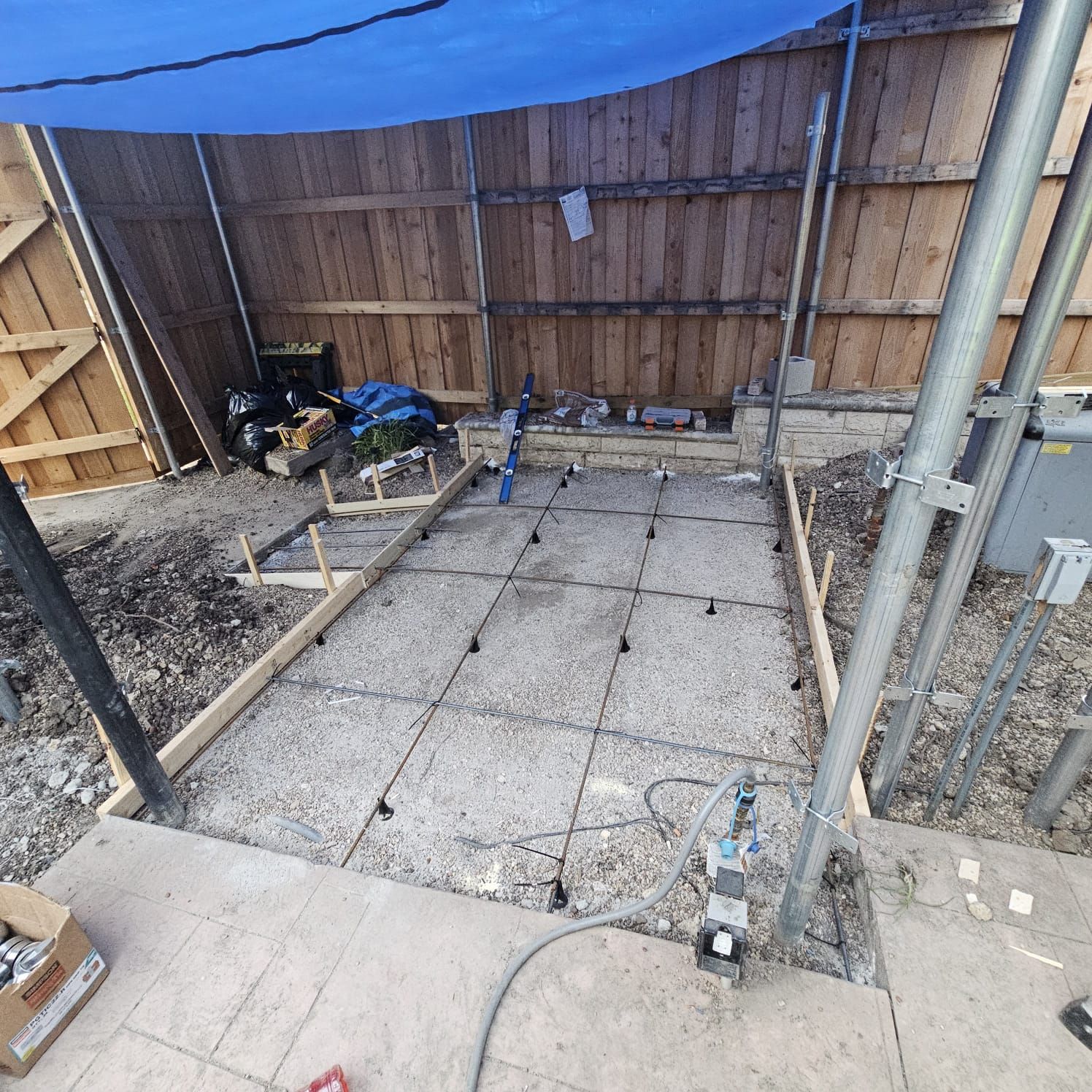 Fence & Concrete Patio by EL-GC LLC 