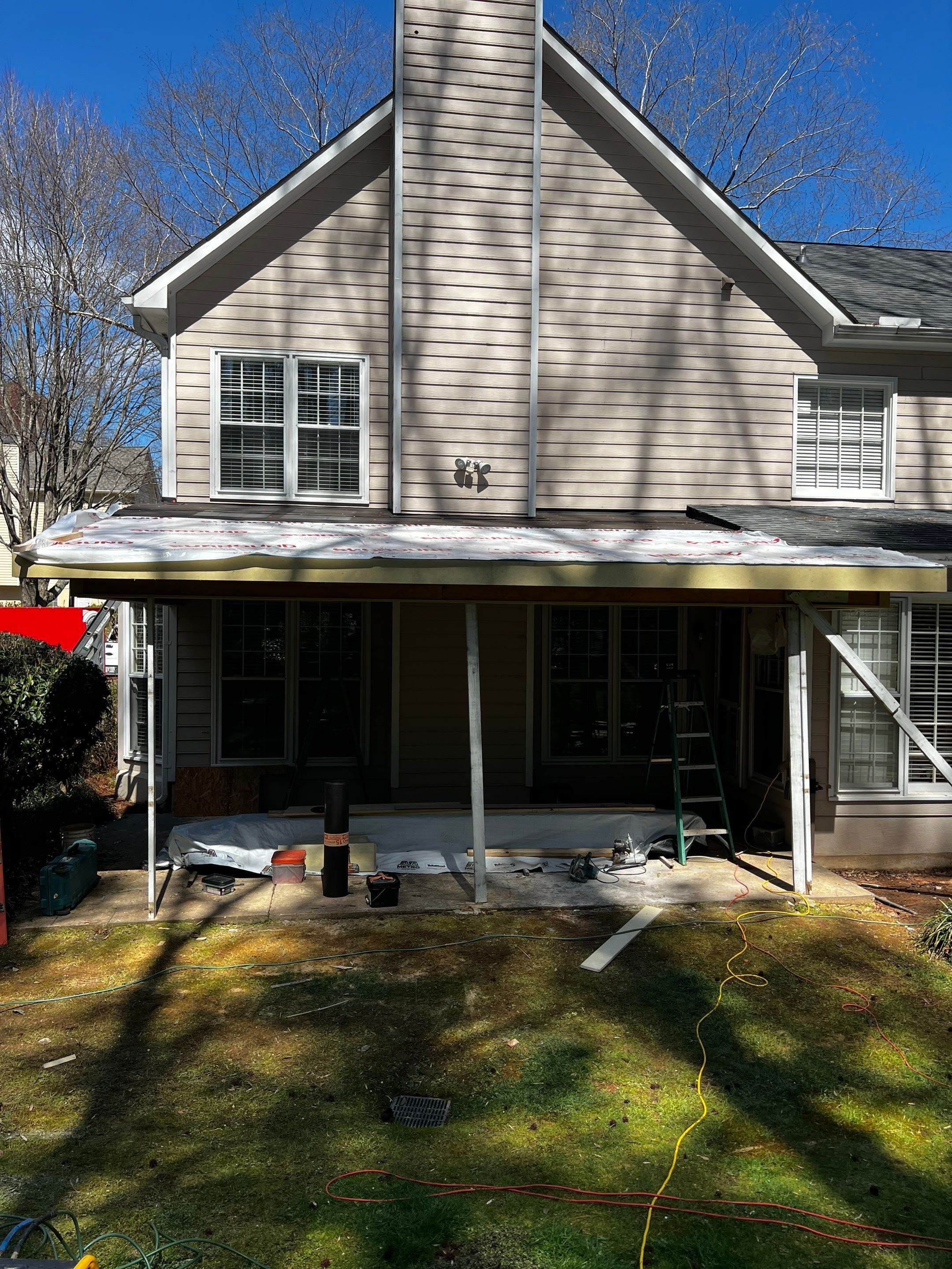 Custom Screened Porch and Multi-Level Wood Deck in Acworth by Swift Home Renovations