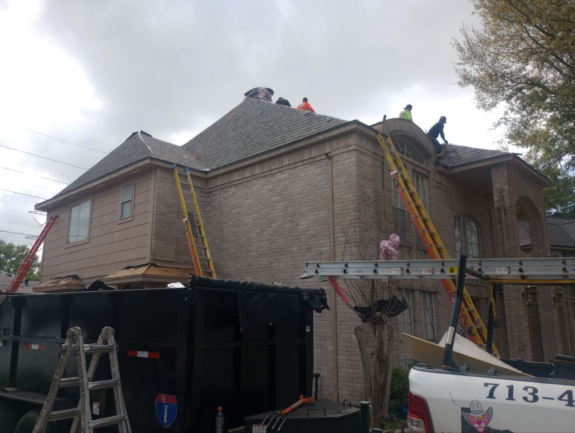 Residential Roofing Repair using Owen's Corning Duration (Lifetime) Shingles by Roof Repair Company