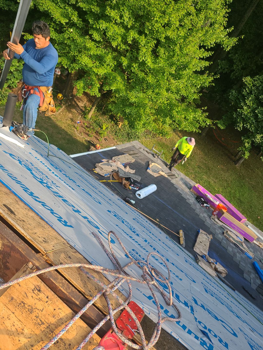 Burke: Residential Roof Replacement with CertainTeed Landmark Pro Designer Shingles in Max Def Driftwood by RM Banning, Inc.