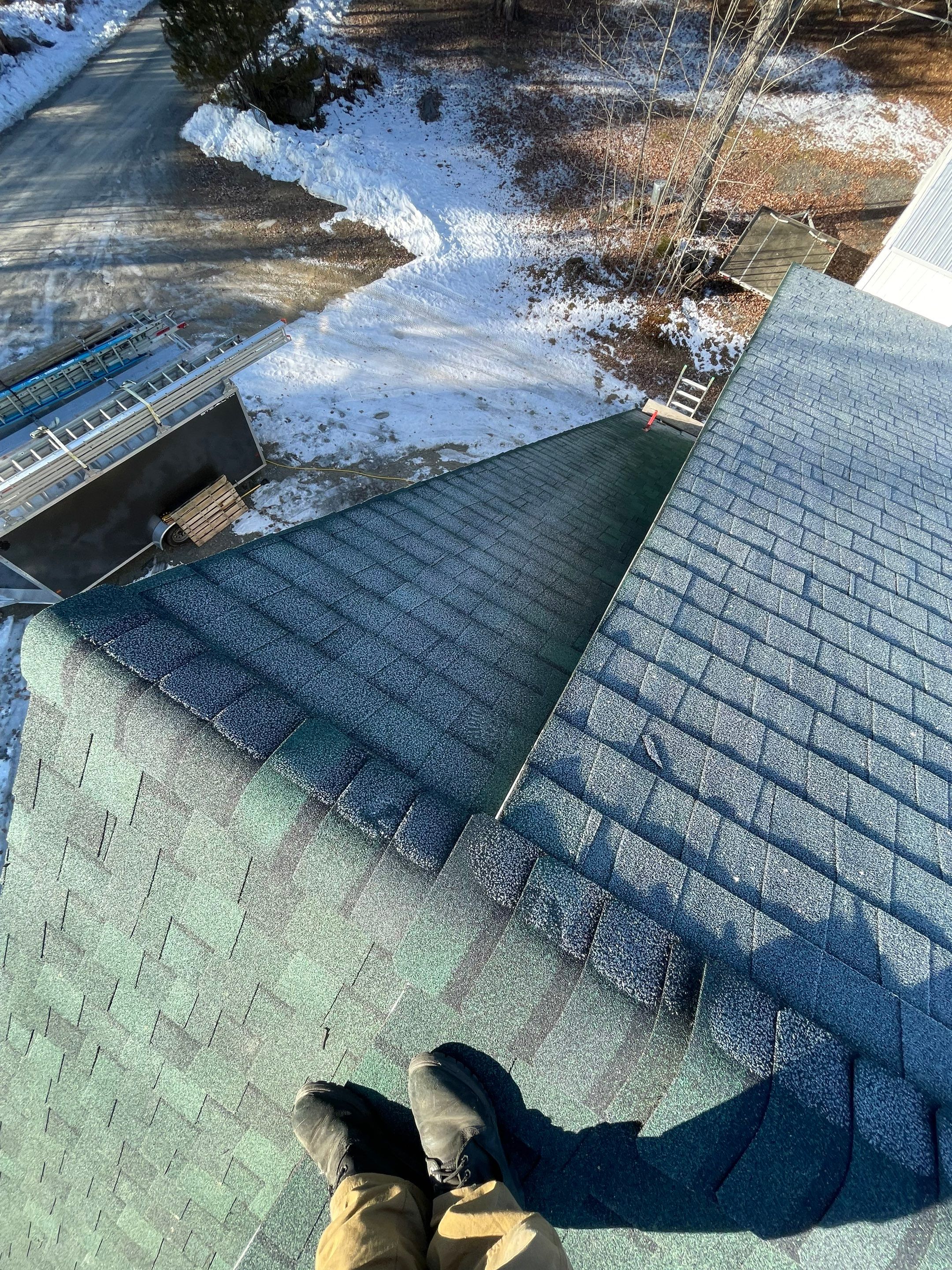 New Home Construction using CertainTeed landmark Pros by The B.A.R Roofing