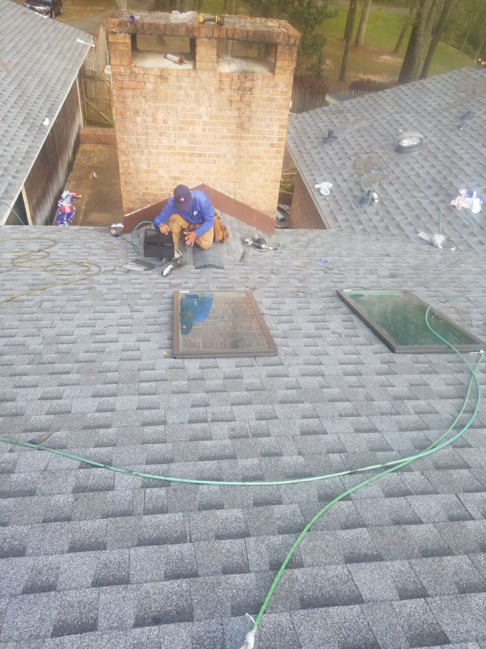 Residential Roofing Installation using Roof Replacement by American Roofing & Construction LLC