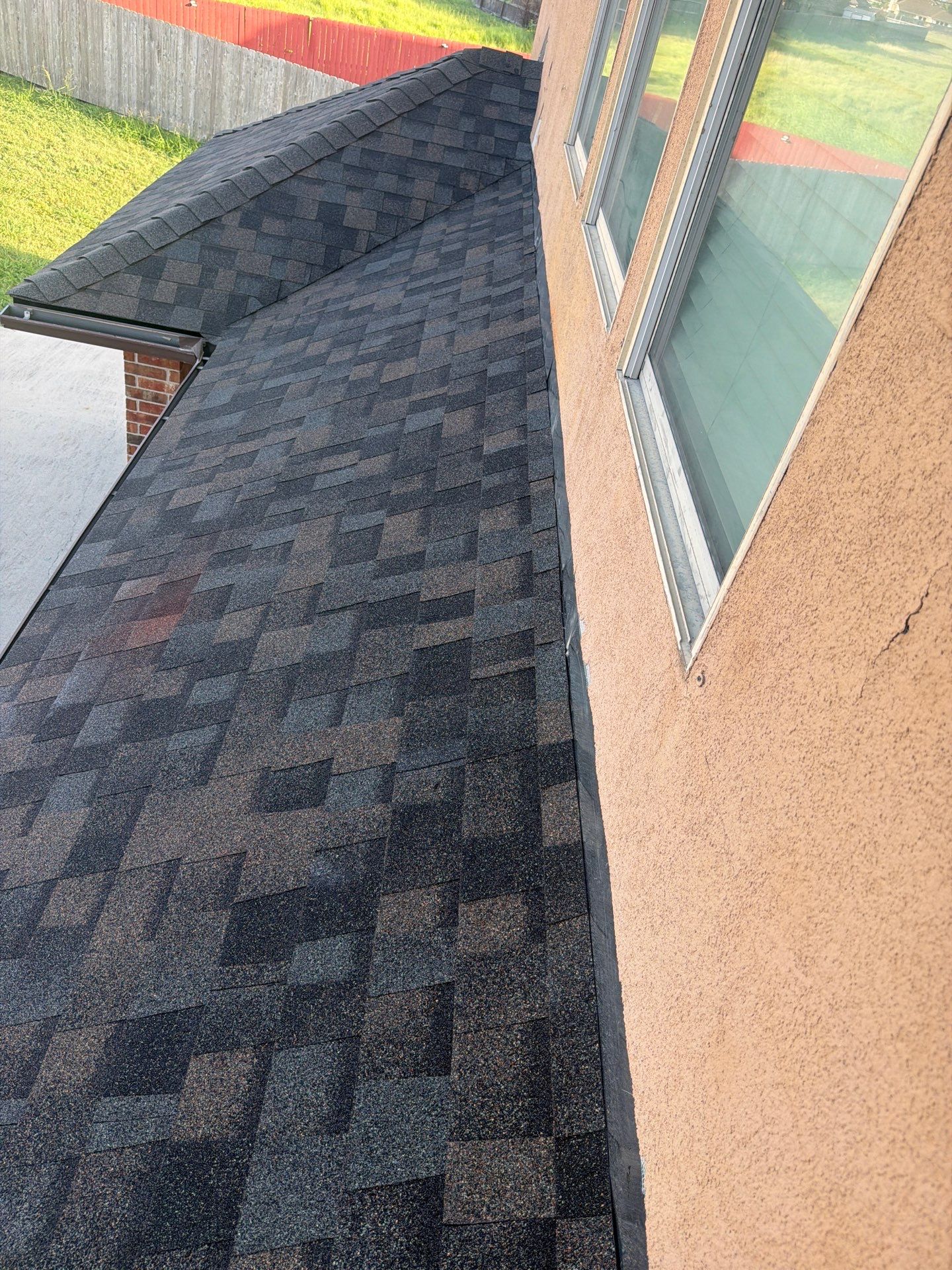 Flashing Stucco above the Roof by Bayfront Roofing and Construction