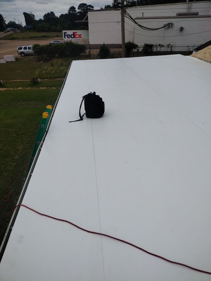 Office Building in Magnolia by Hostetler Roofing