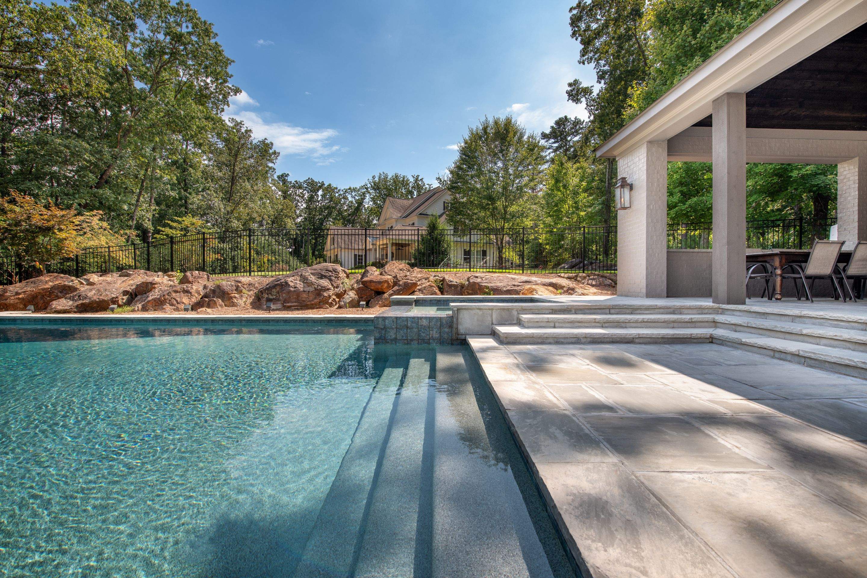 Project in Marietta by Aquarama Pools and Spas