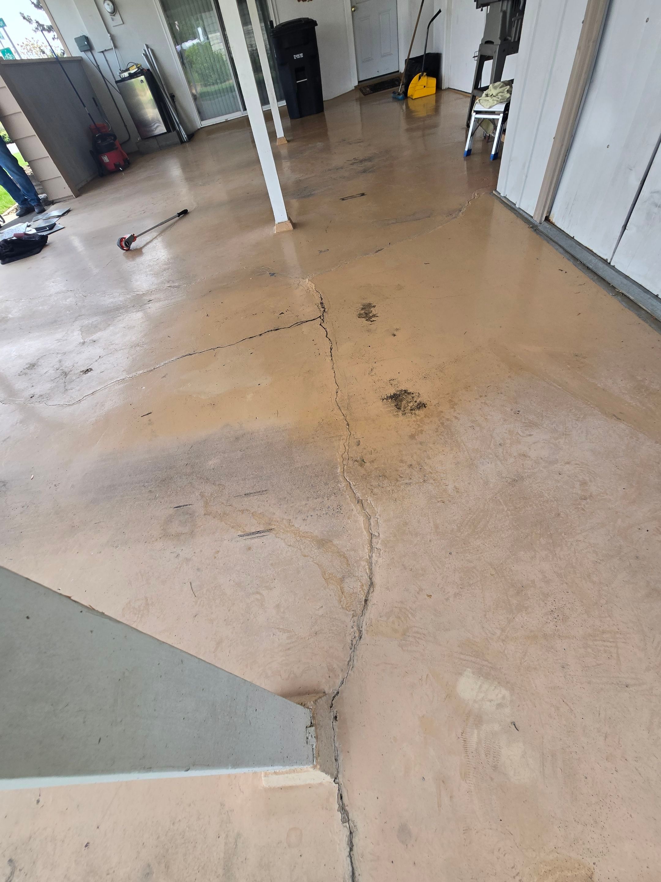 Claystone Hybrid Carport and Walkway Floor Coating in Walla Walla by Croc Coatings, LLC