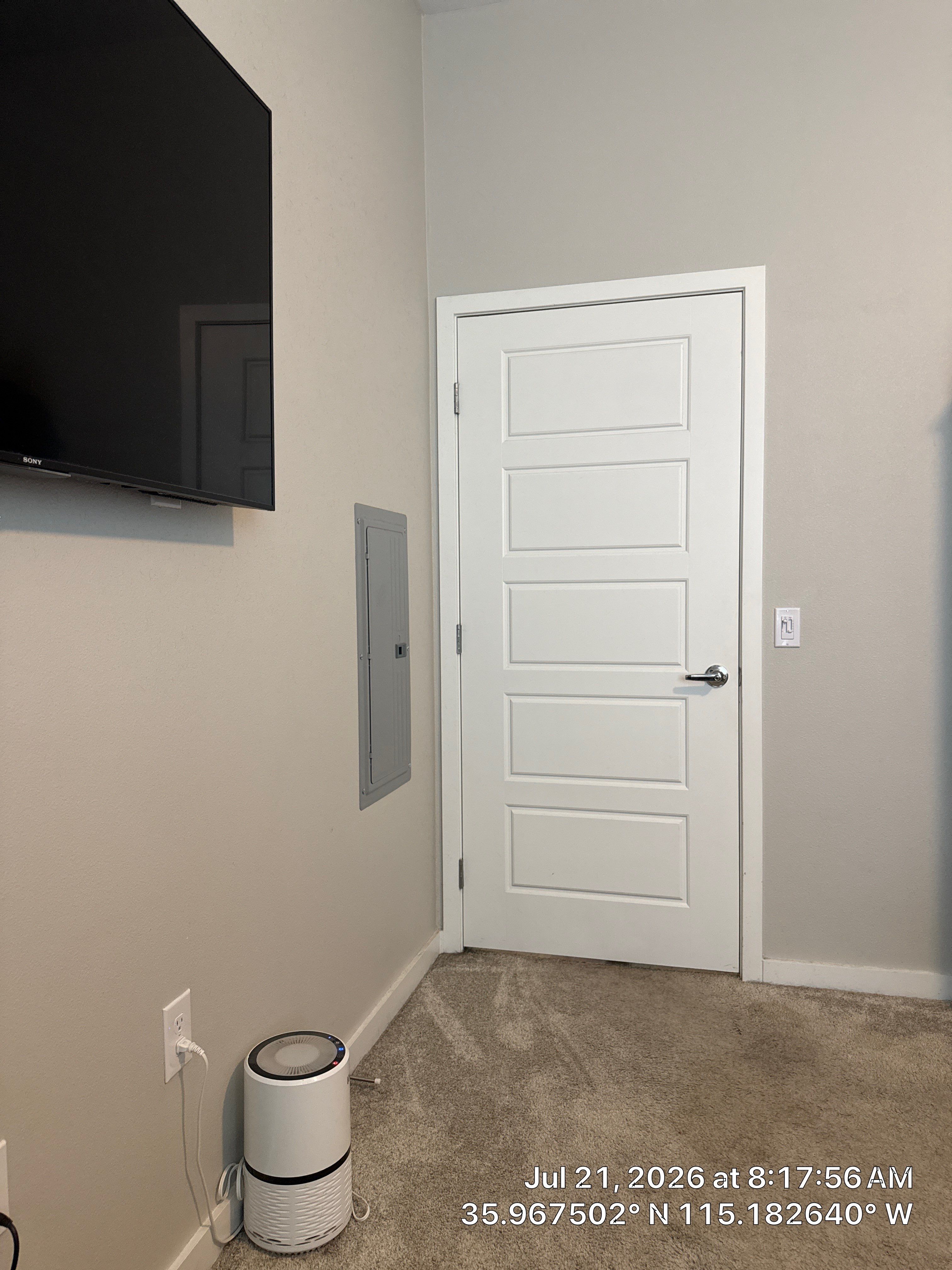 Home Office Renovation and Equipment Installation in Las Vegas by CompanyCam Sales Demo