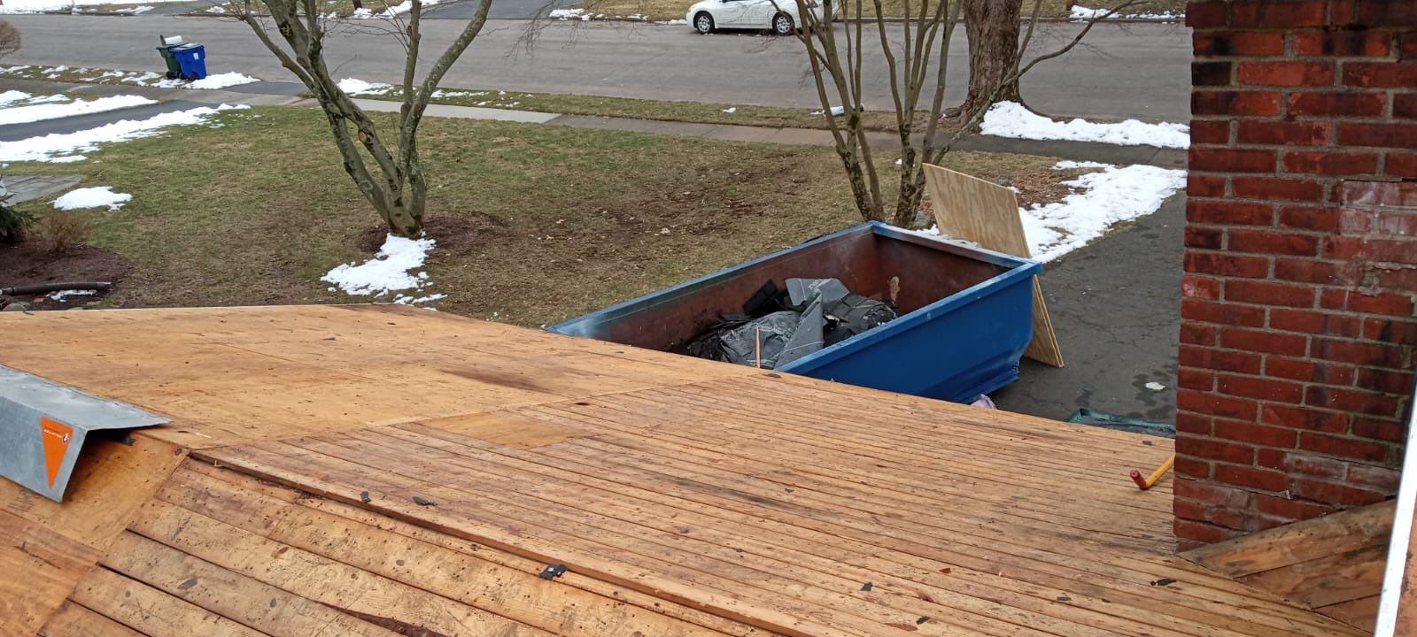 Residential Roofing Installation using Owens Corning Duration Estate Gray by A Plus Exterior