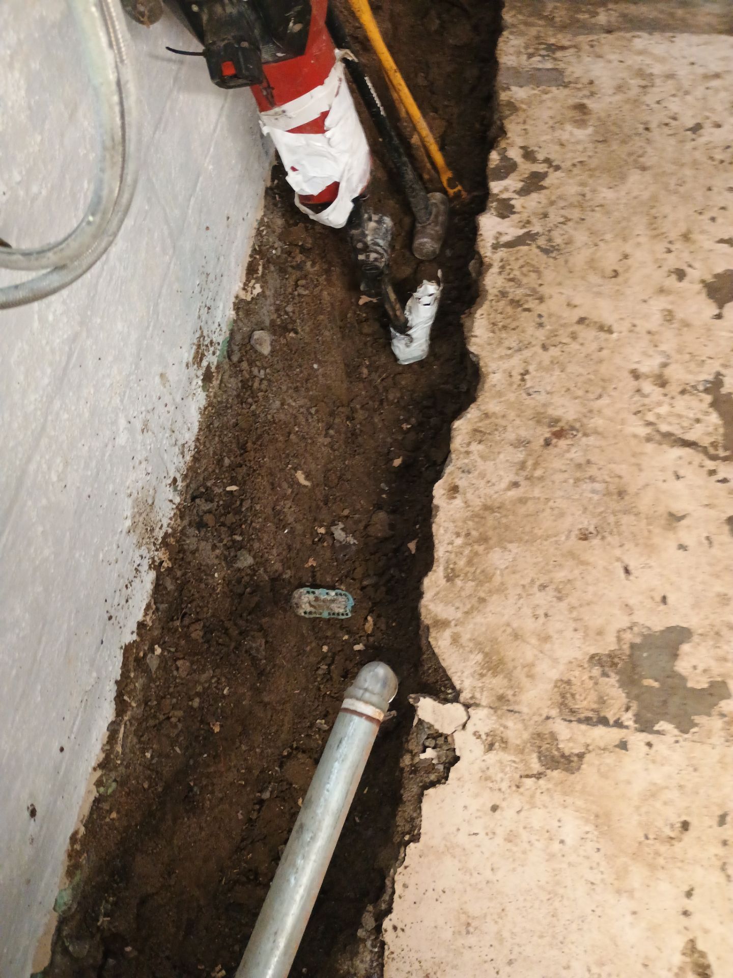 Another Drain Tile Project in the Books by Waterproofing Northeast