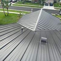 24ga 1" Nail-Strip Dark Bronze  by Total Roofing System The Metal Roof Experts