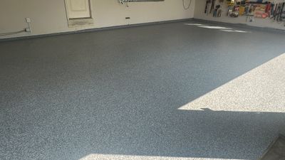 Guy D. upgraded his garage with a beautiful new floor