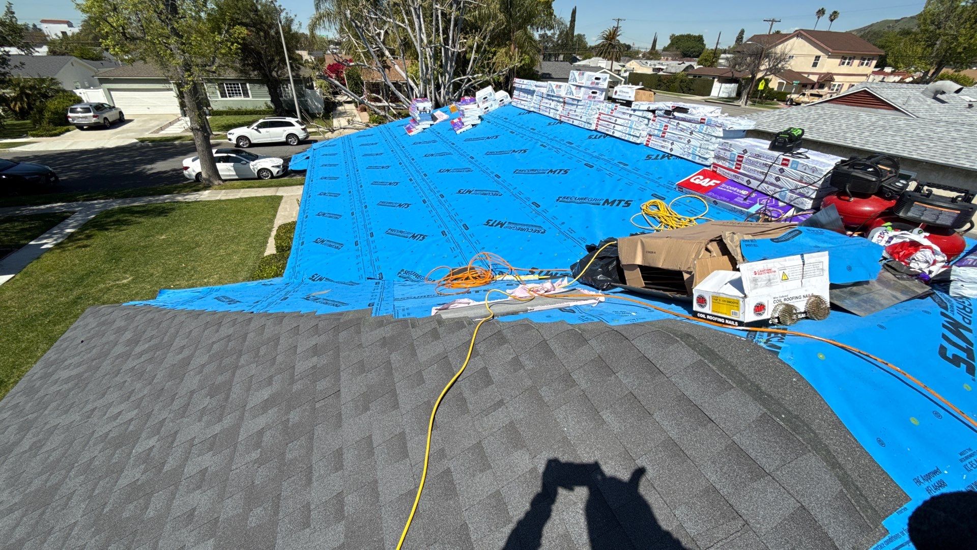 Residential Roofing Installation using Owens Corning Duration Cool Shingles by Hull Brothers Roofing