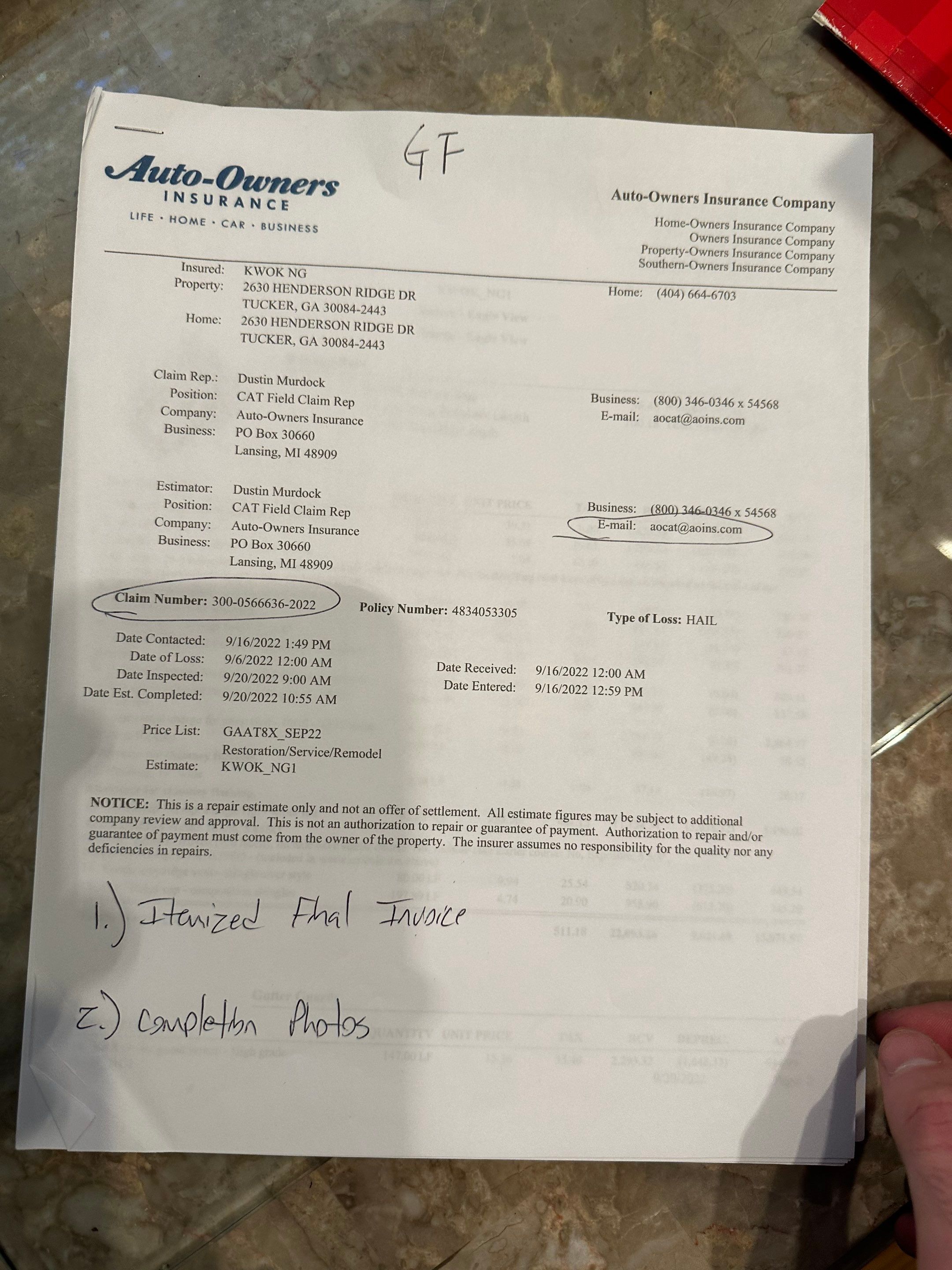 Residential Roofing Installation using Owens Corning by Inspector Roofing and Restoration