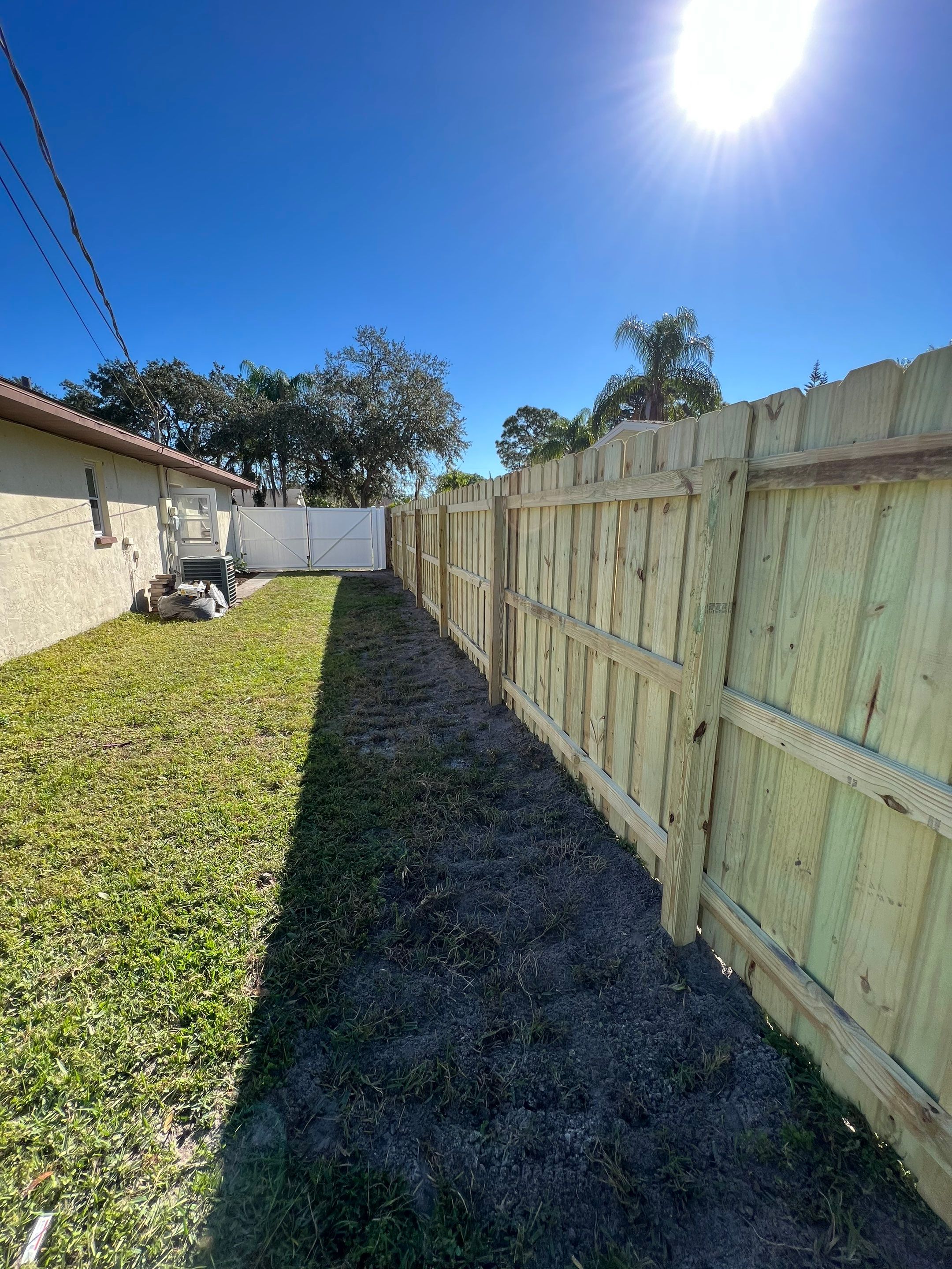 Venice FL 6 ft. Tall White Vinyl Privacy Fence  by Asap fence and gates, LLC