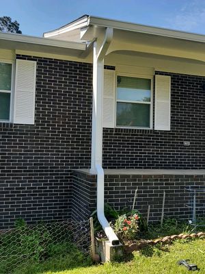 Gutter Installation using K-Style Gutters