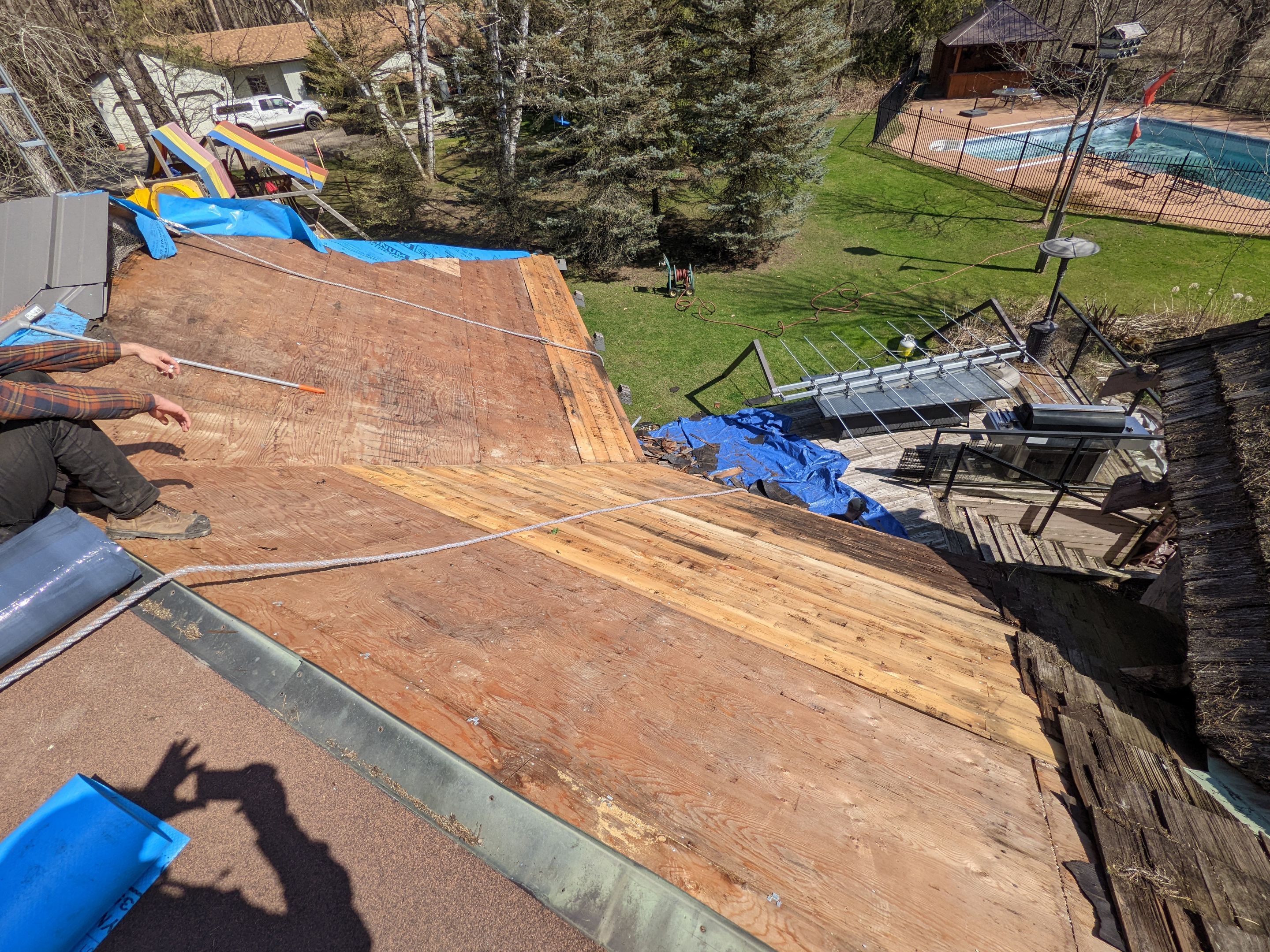 New Roof Installation using 16" Standing Seam Panels by Jay Carter Roofing & Sheet Metal