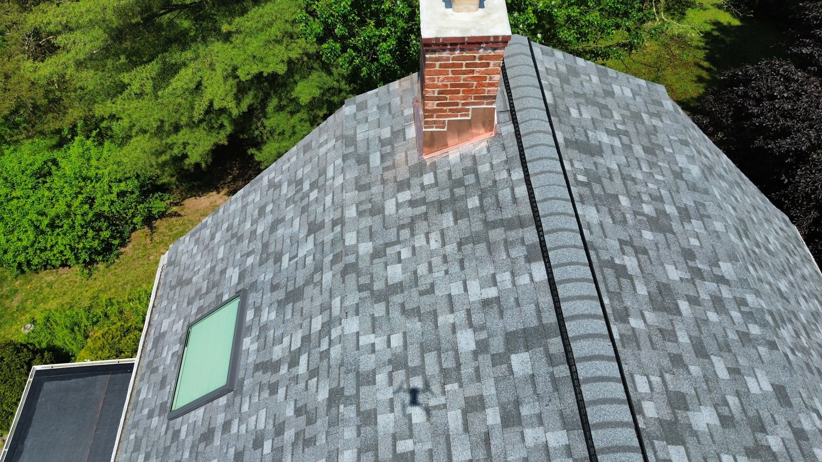 Owens Corning Duration: Slatestone Gray + Cedar Shingles + EPDM in Middletown by Golden Shield Roofing
