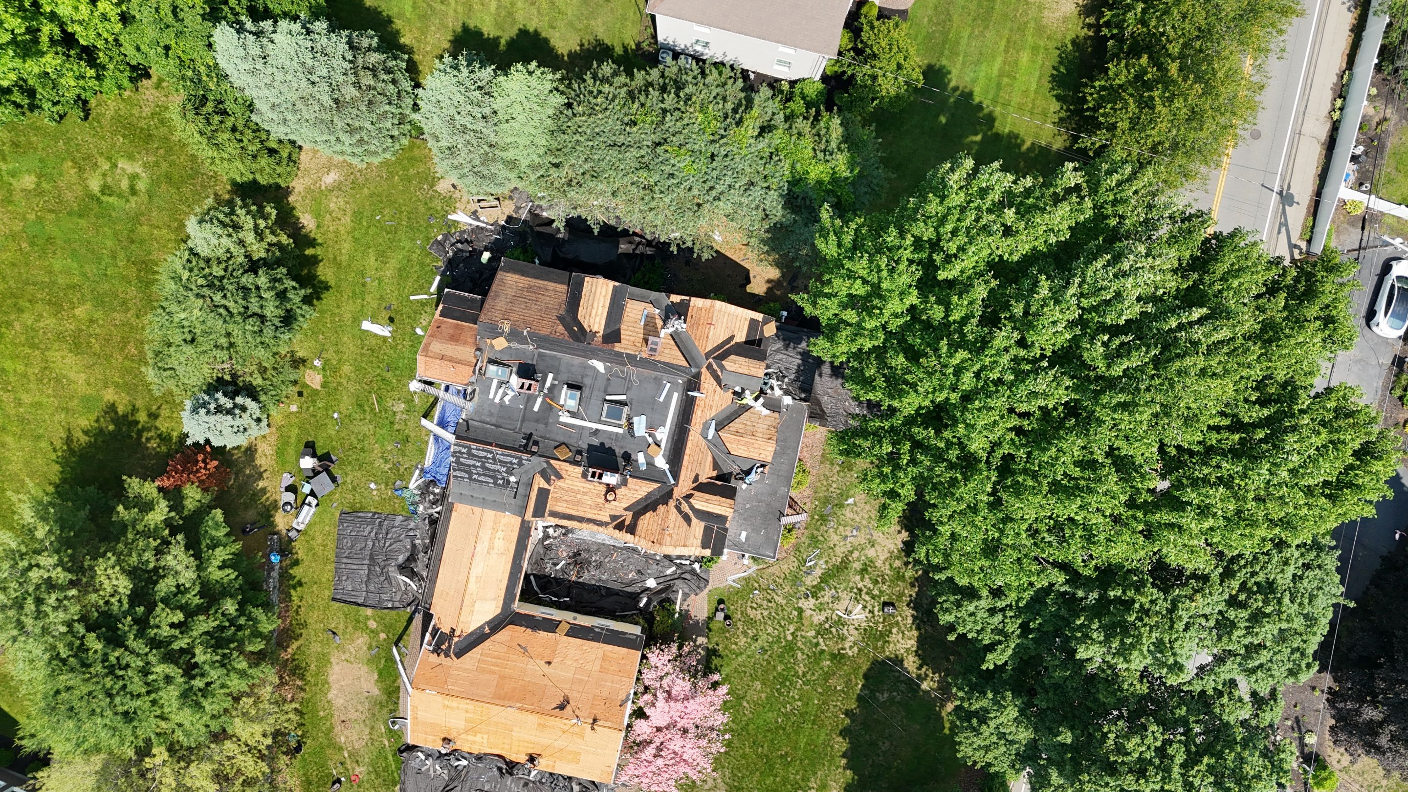 Full Roof Replacement & EPDM Restoration – North Andover, MA by Mighty Dog Roofing of Greater Middlesex County